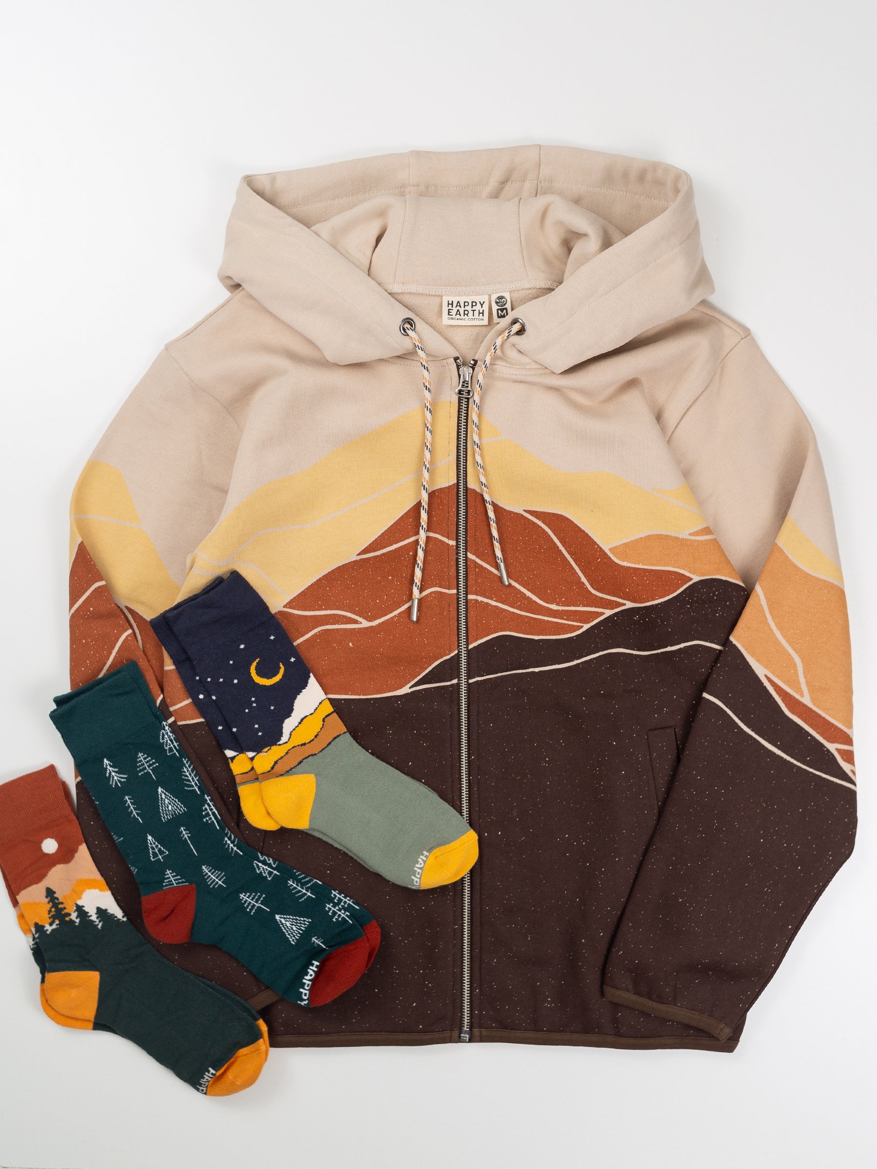 Retro Range Zip Hoodie Bundle, a Gift Bundle by Happy Earth Apparel