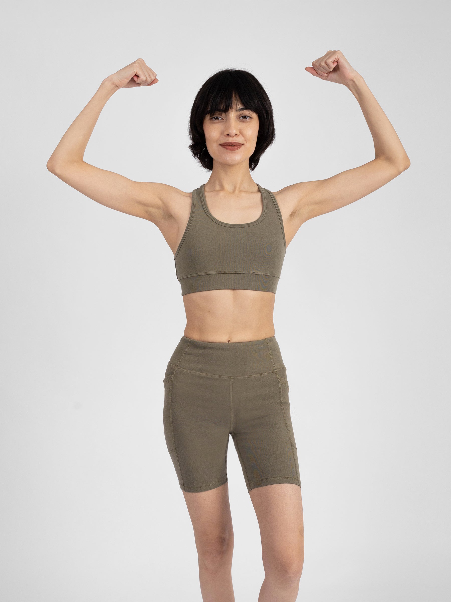 PlantTec™ Organic Sports Bra | Cypress