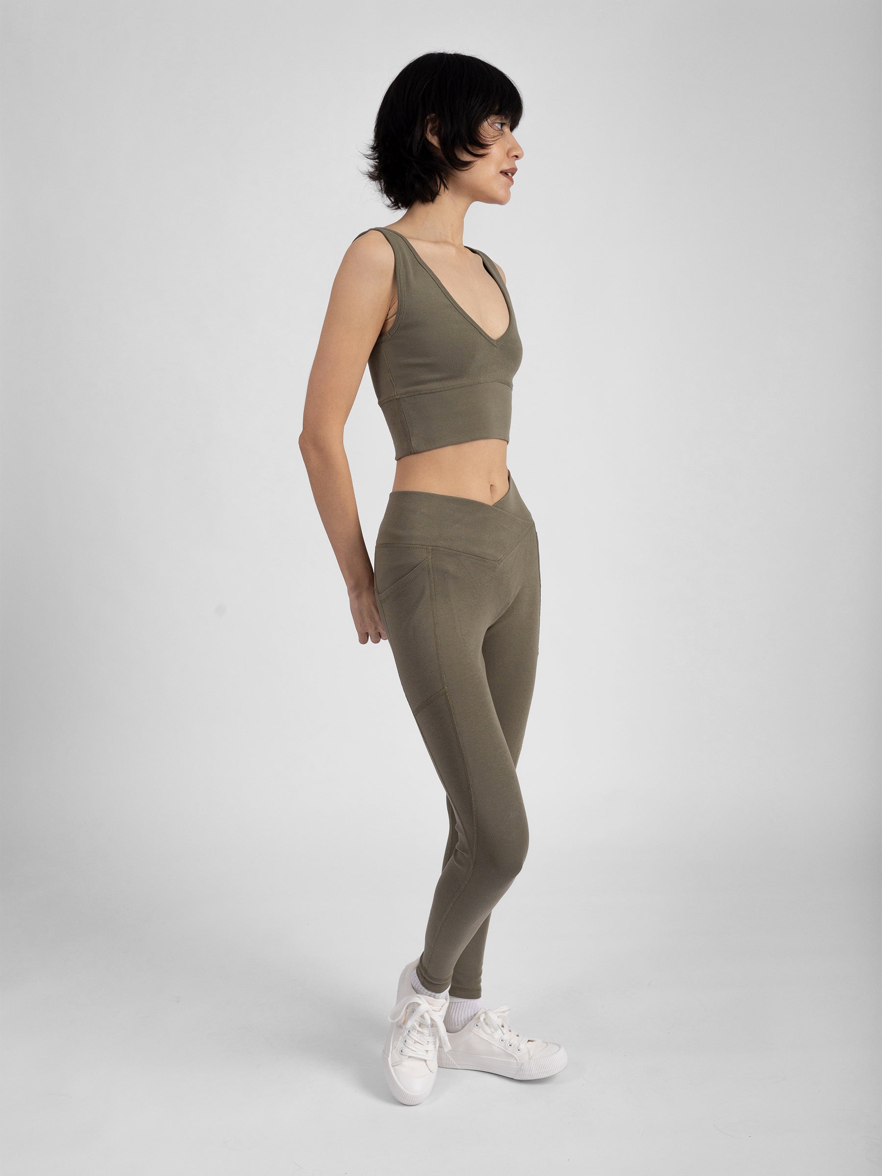 PlantTec™ Organic Seamless Leggings | Cypress