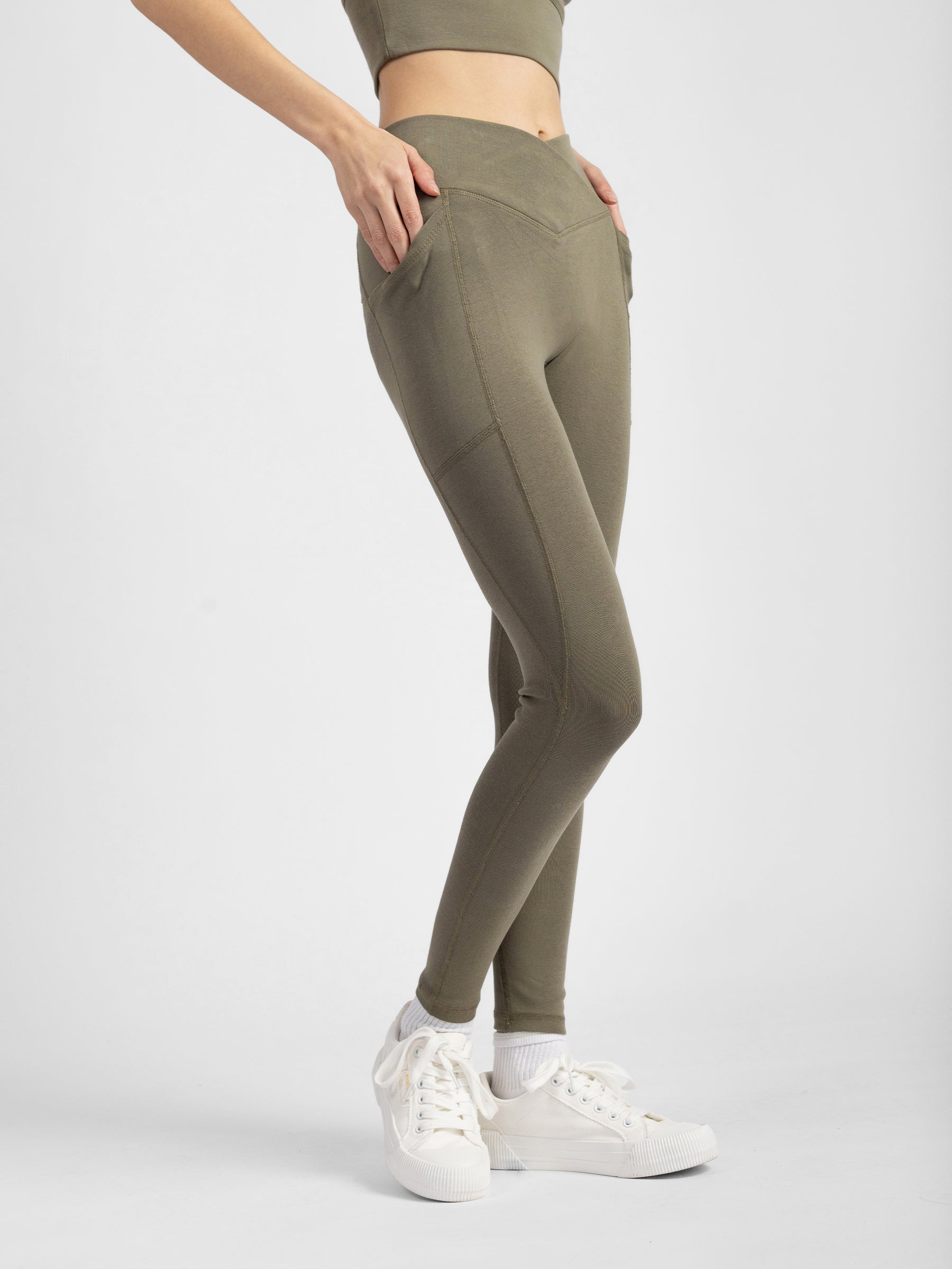 PlantTec™ Organic Seamless Leggings | Cypress