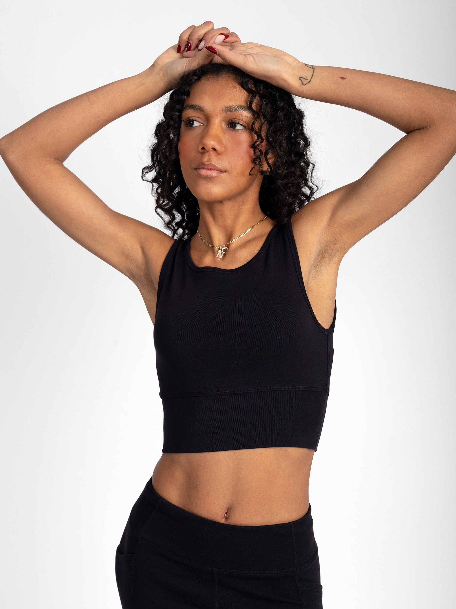 PlantTec Organic Cotton Performance Tank | Eclipse Black