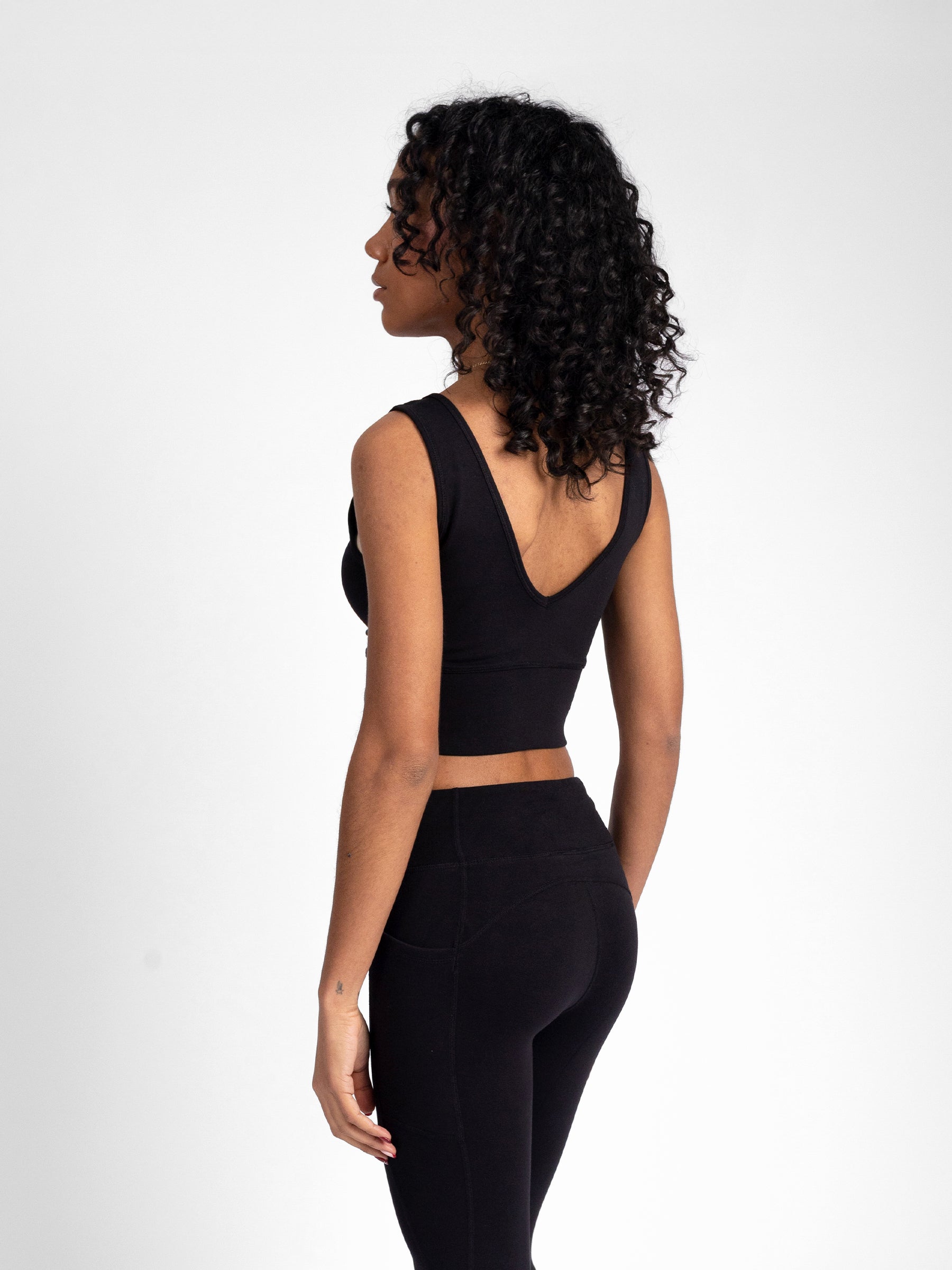 PlantTec Organic Cotton Performance Tank | Eclipse Black
