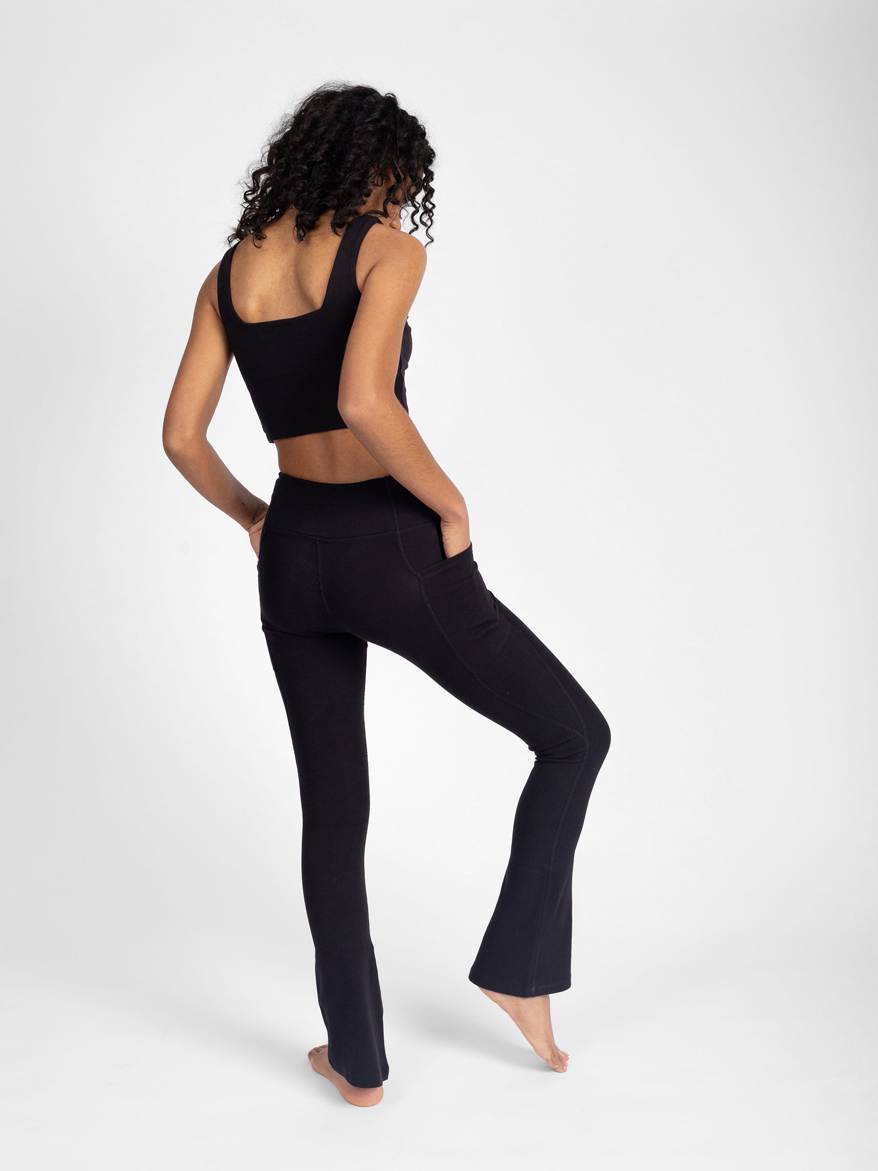 PlantTec™ Organic Flare Leggings | Eclipse