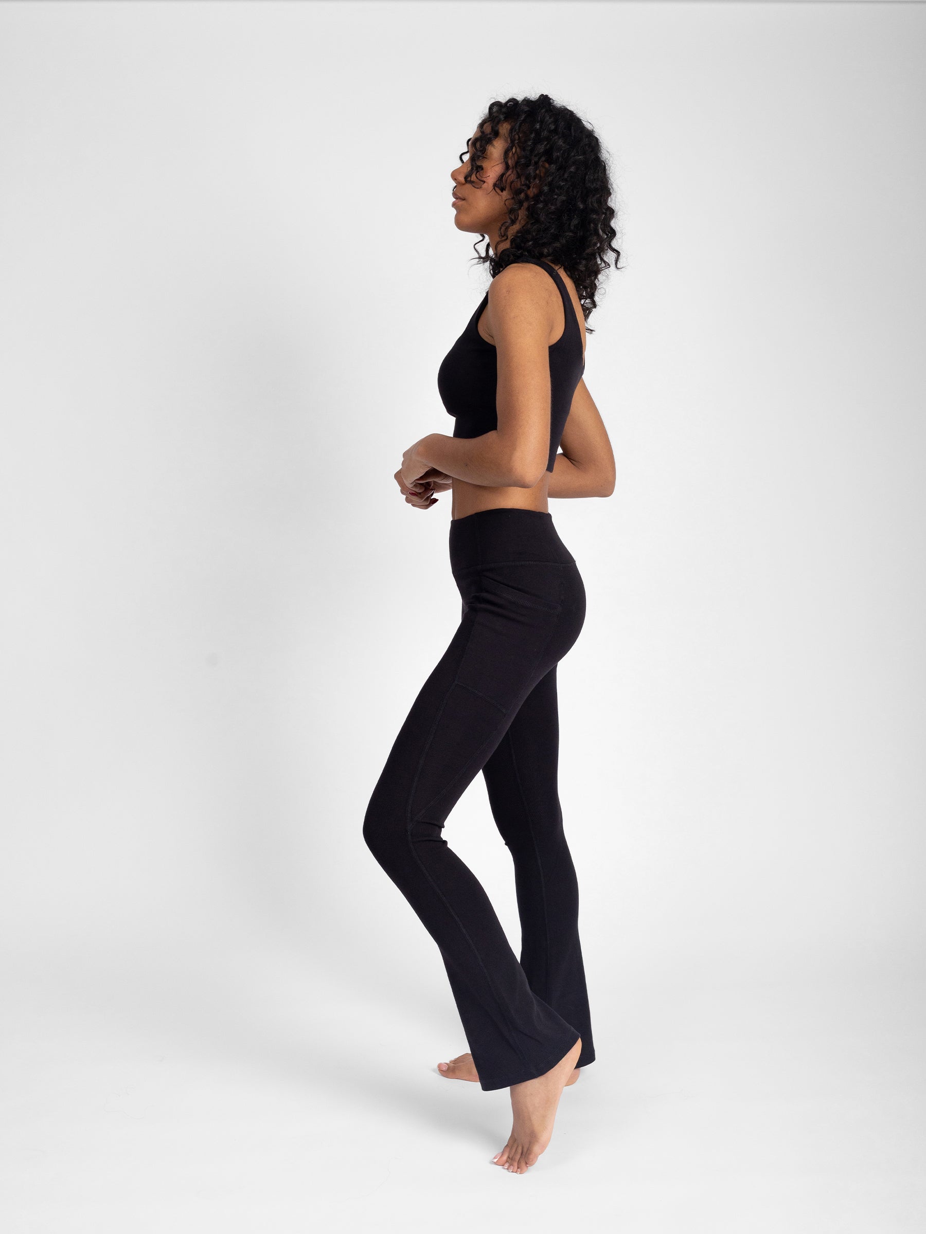 PlantTec™ Organic Flare Leggings | Eclipse