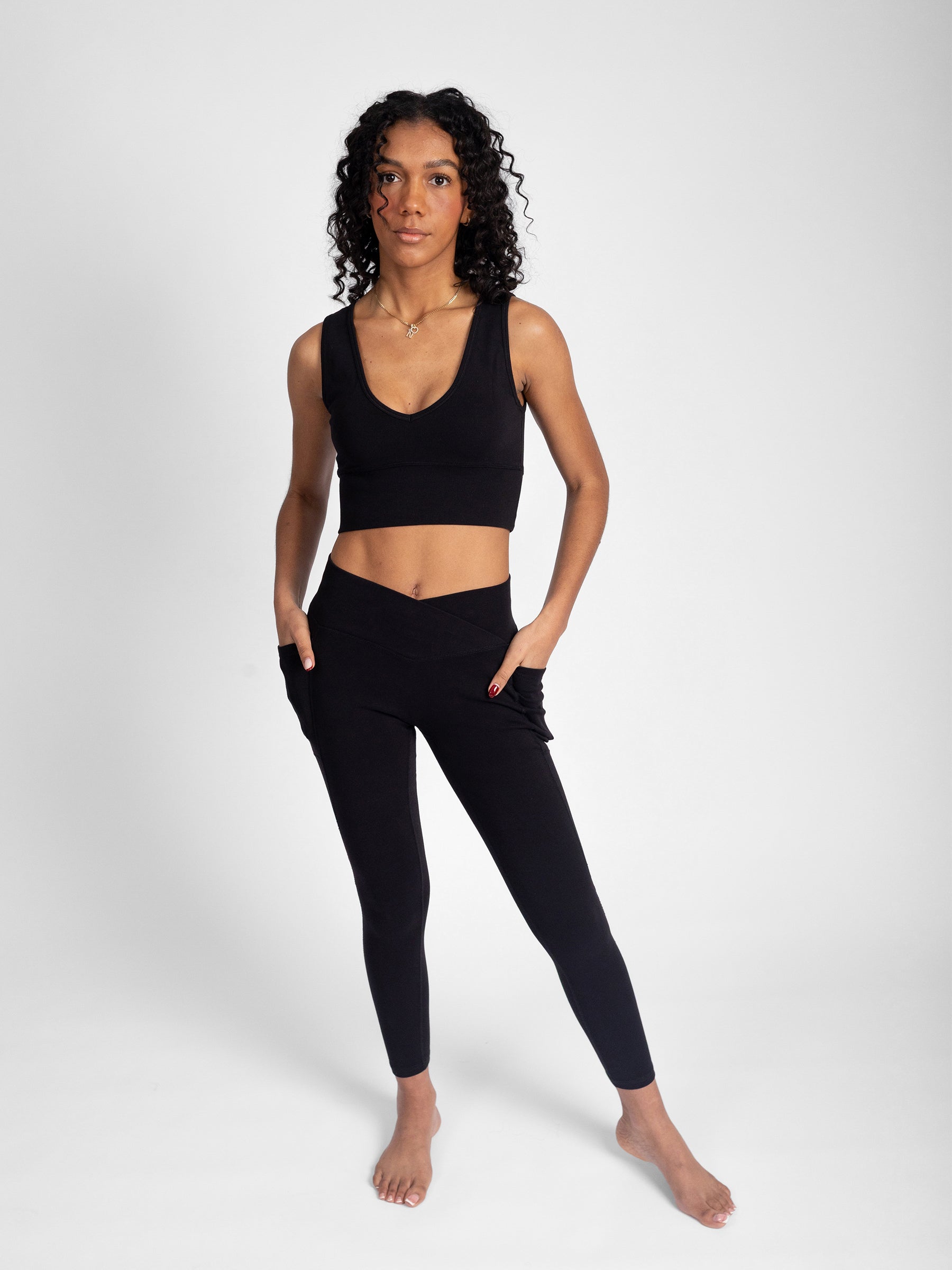 PlantTec Organic Cotton Performance Tank | Eclipse Black