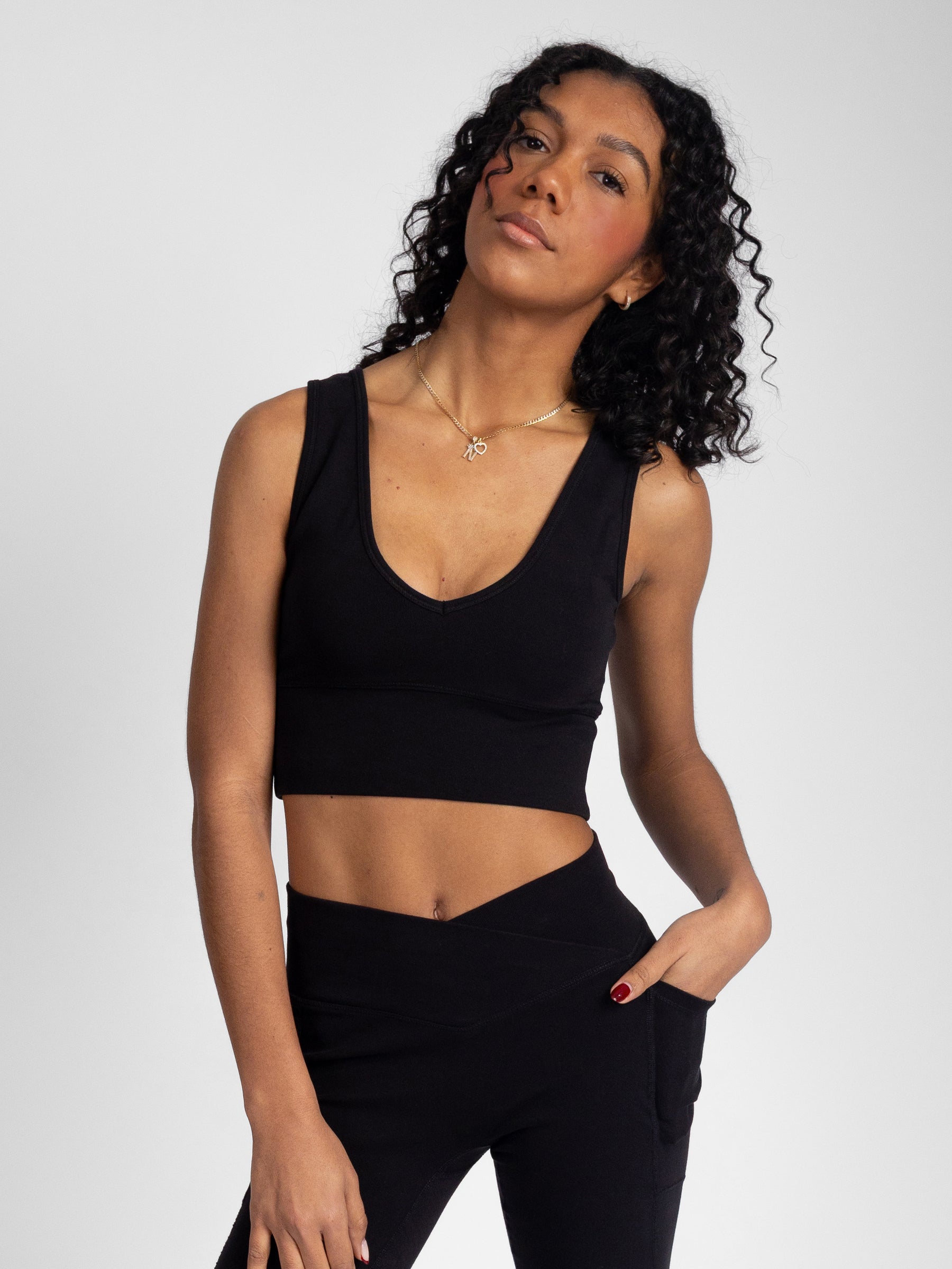 PlantTec Organic Cotton Performance Tank | Eclipse Black