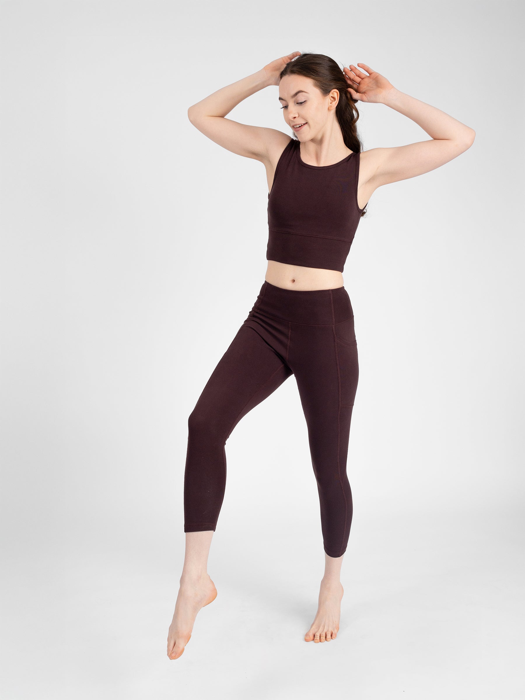 PlantTec™ Organic Reversible Crop Tank | Espresso