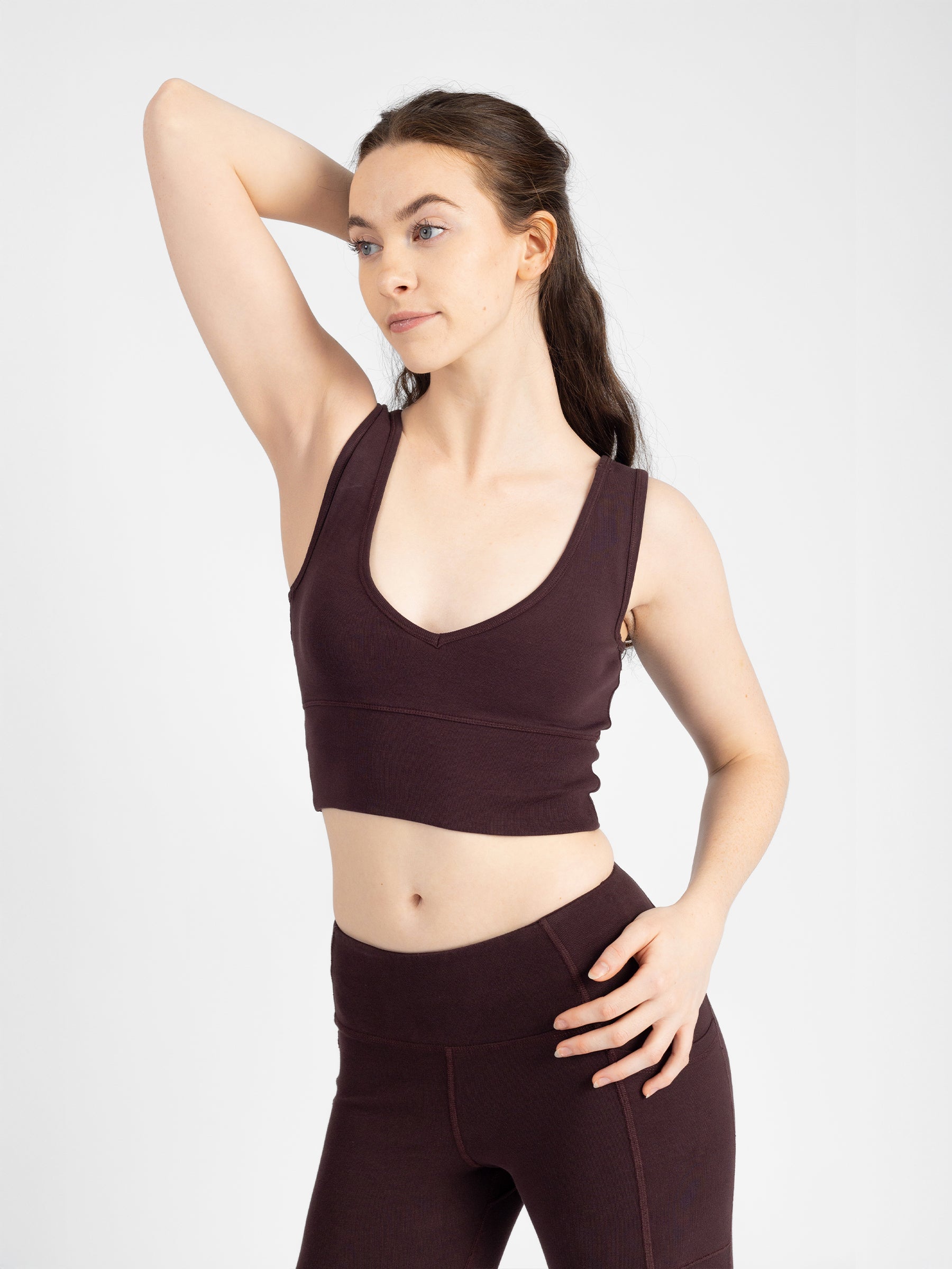 PlantTec™ Organic Reversible Crop Tank | Espresso