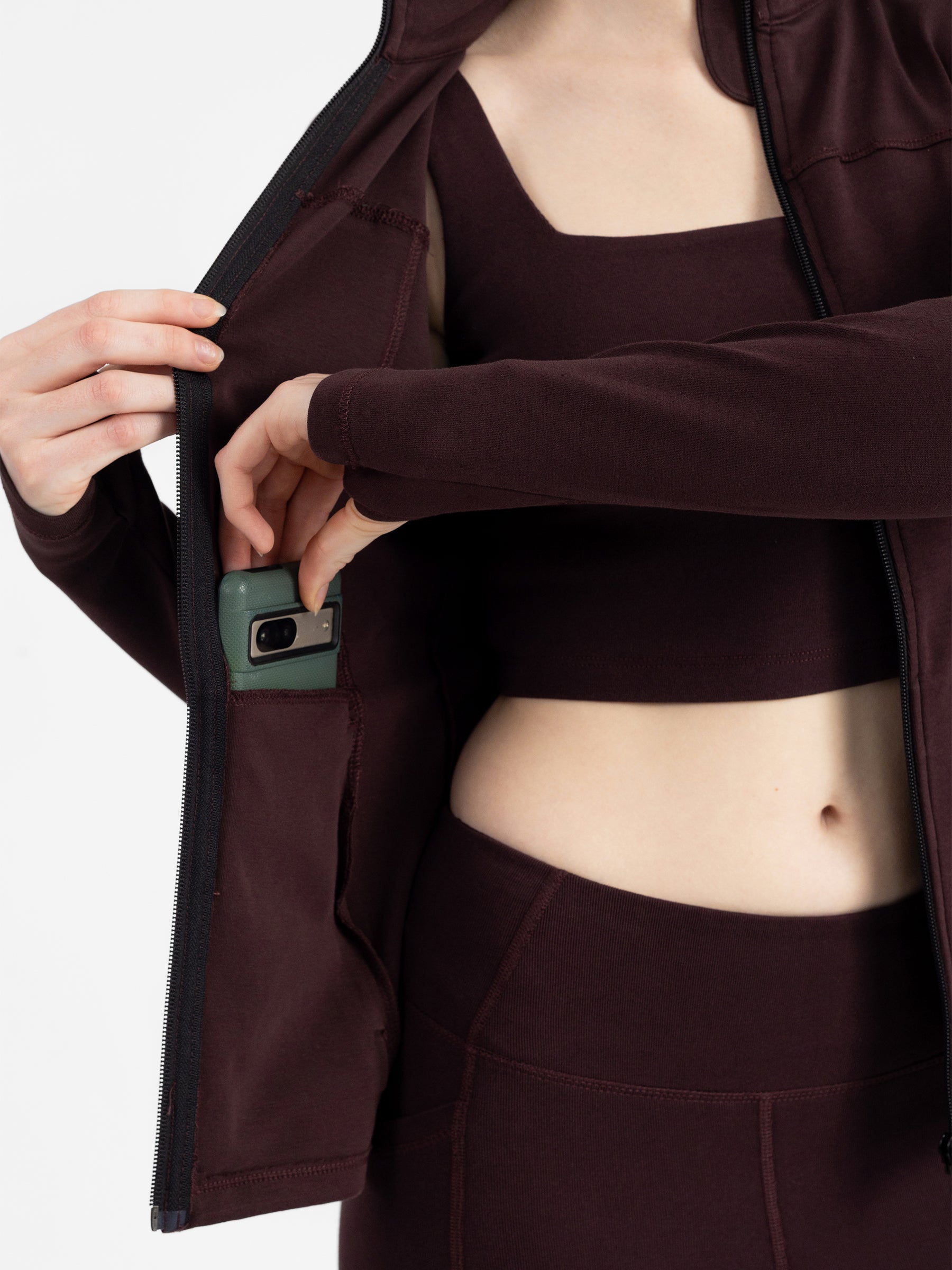 PlantTec™ Organic Contour Jacket | Espresso