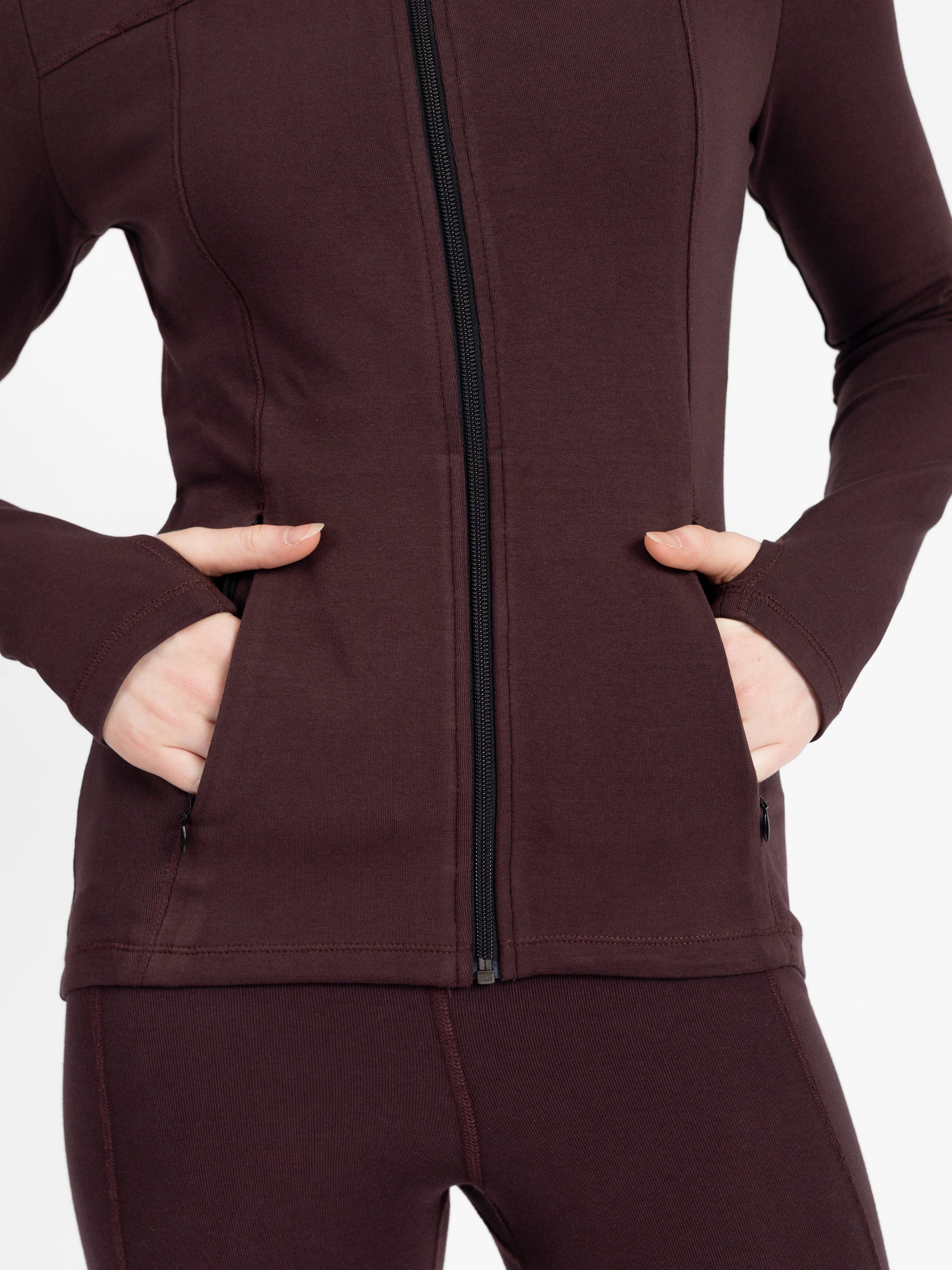 PlantTec™ Organic Contour Jacket | Espresso