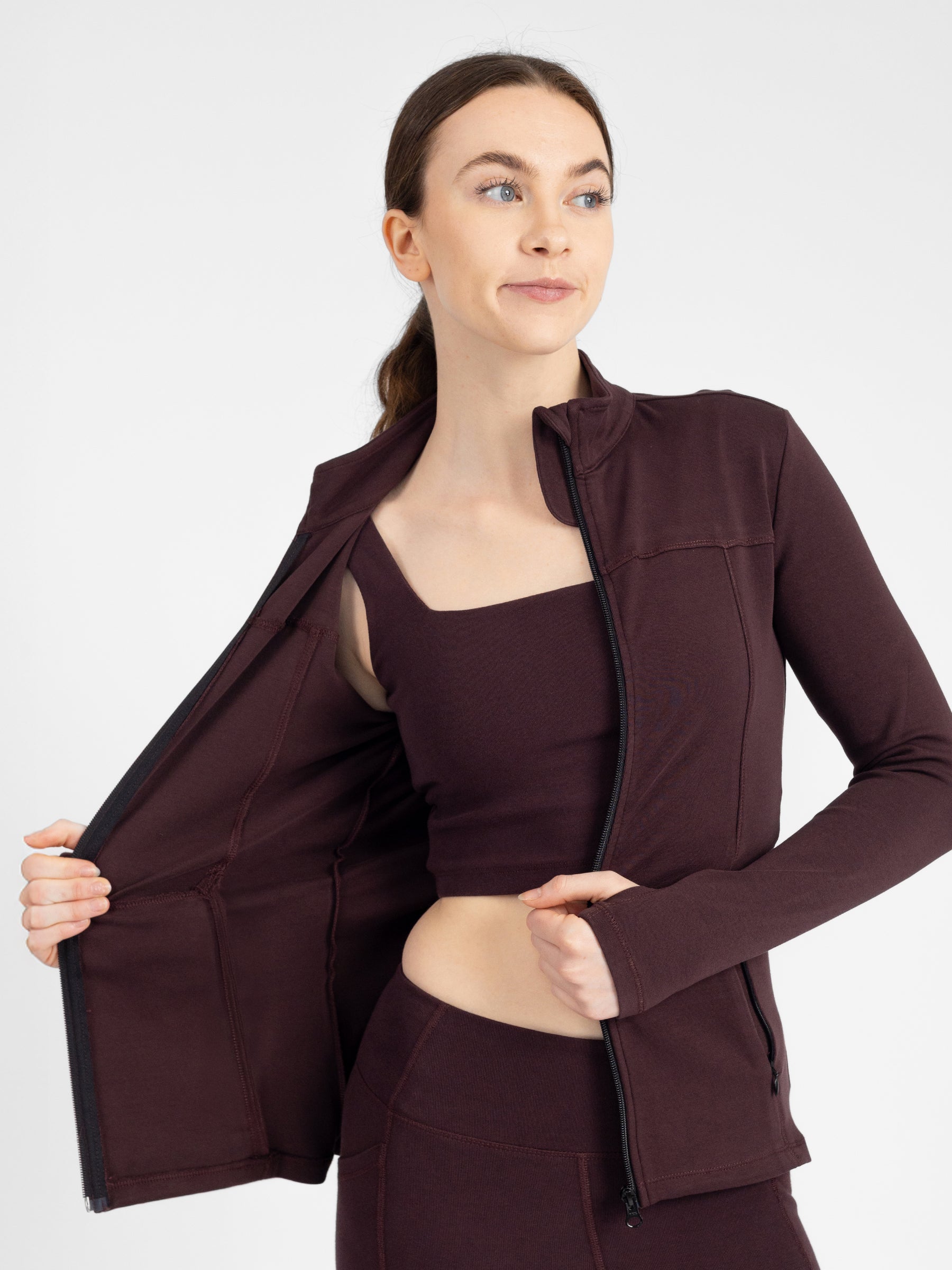 PlantTec™ Organic Contour Jacket | Espresso