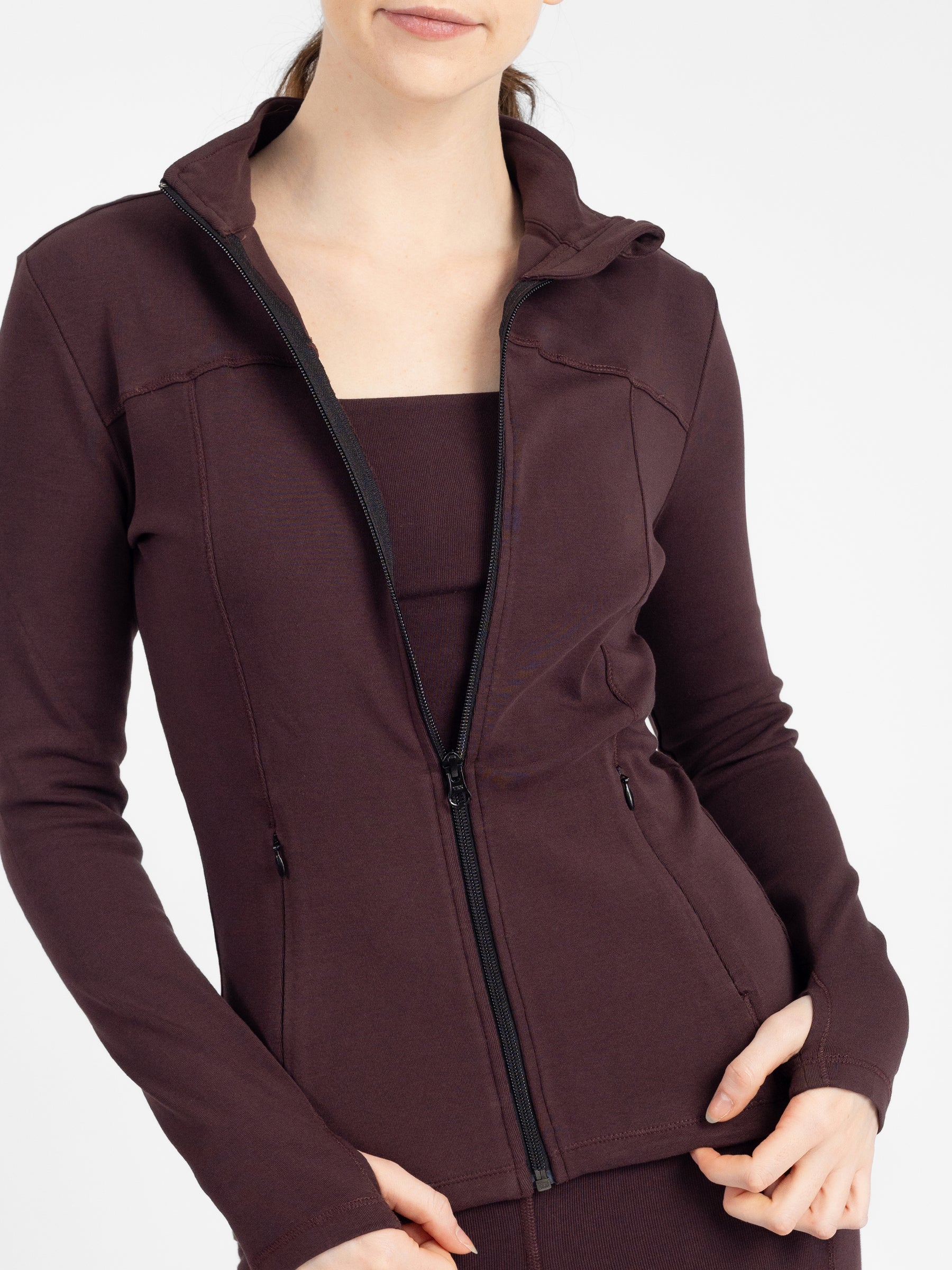 PlantTec™ Organic Contour Jacket | Espresso
