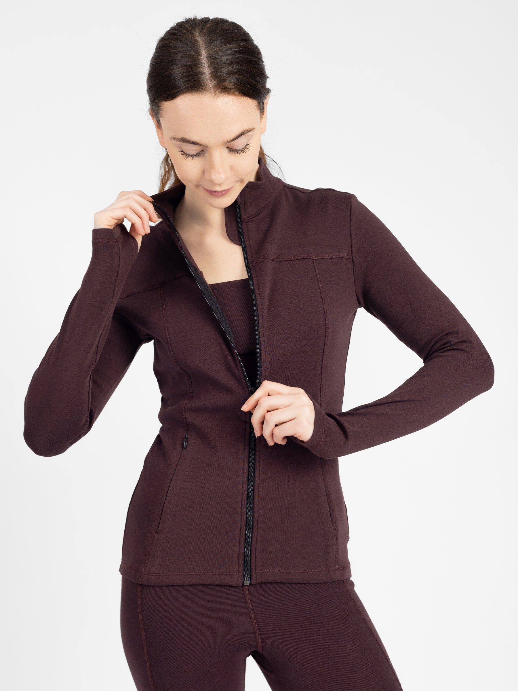 PlantTec™ Organic Contour Jacket | Espresso