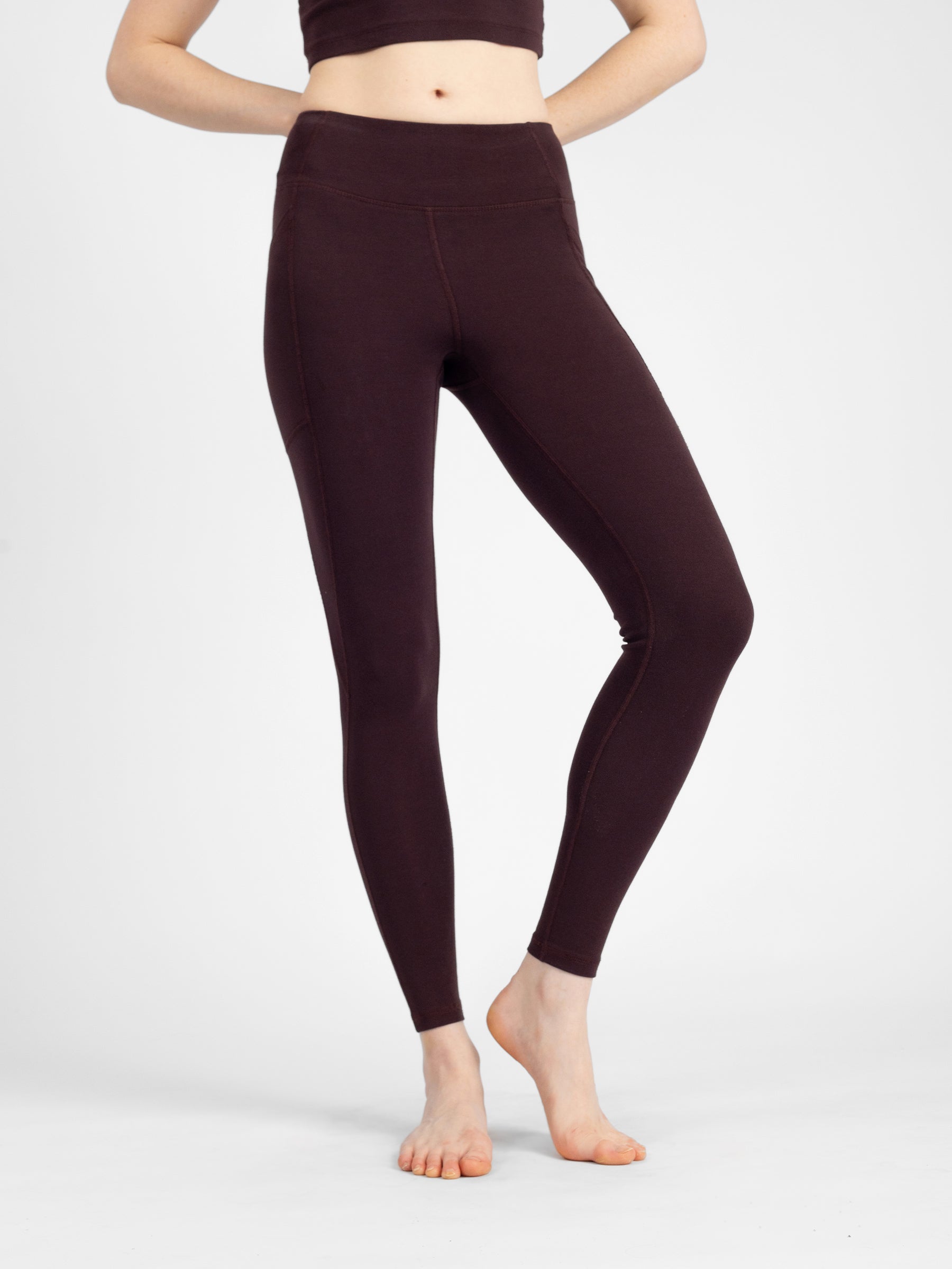 PlantTec™ Organic Leggings | Espresso