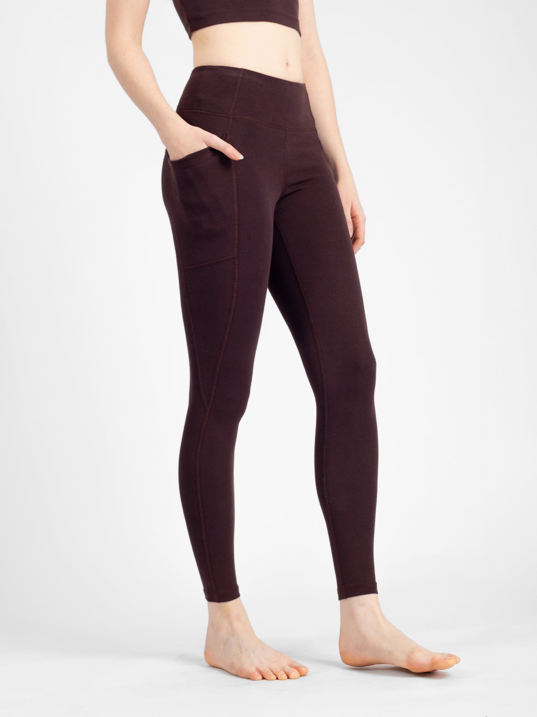 PlantTec™ Organic Leggings | Espresso