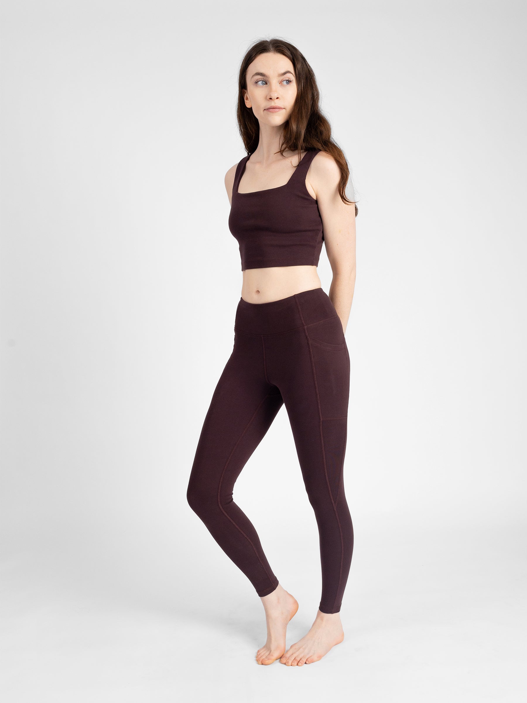 PlantTec™ Organic Leggings | Espresso