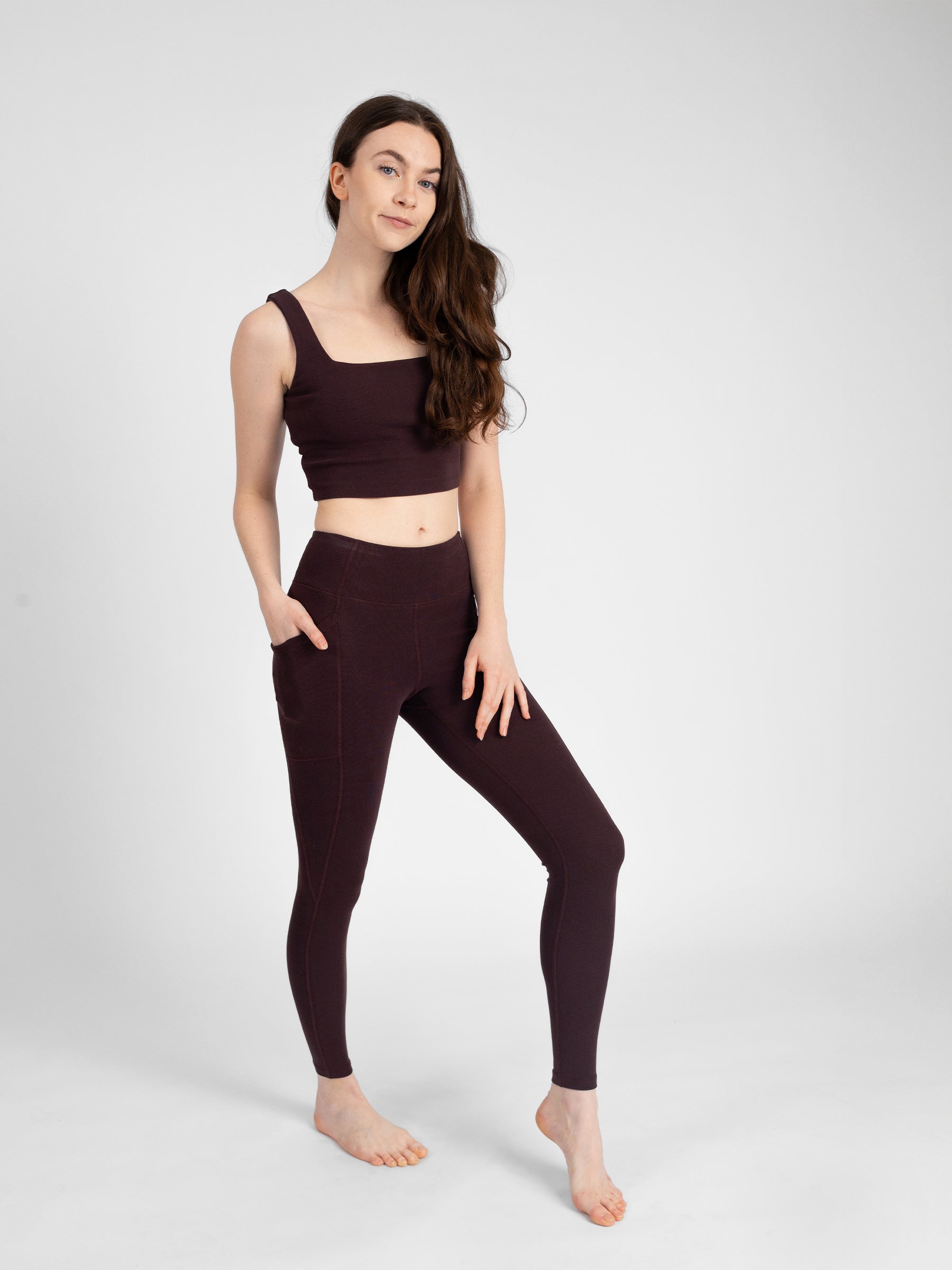 PlantTec™ Organic Leggings | Espresso