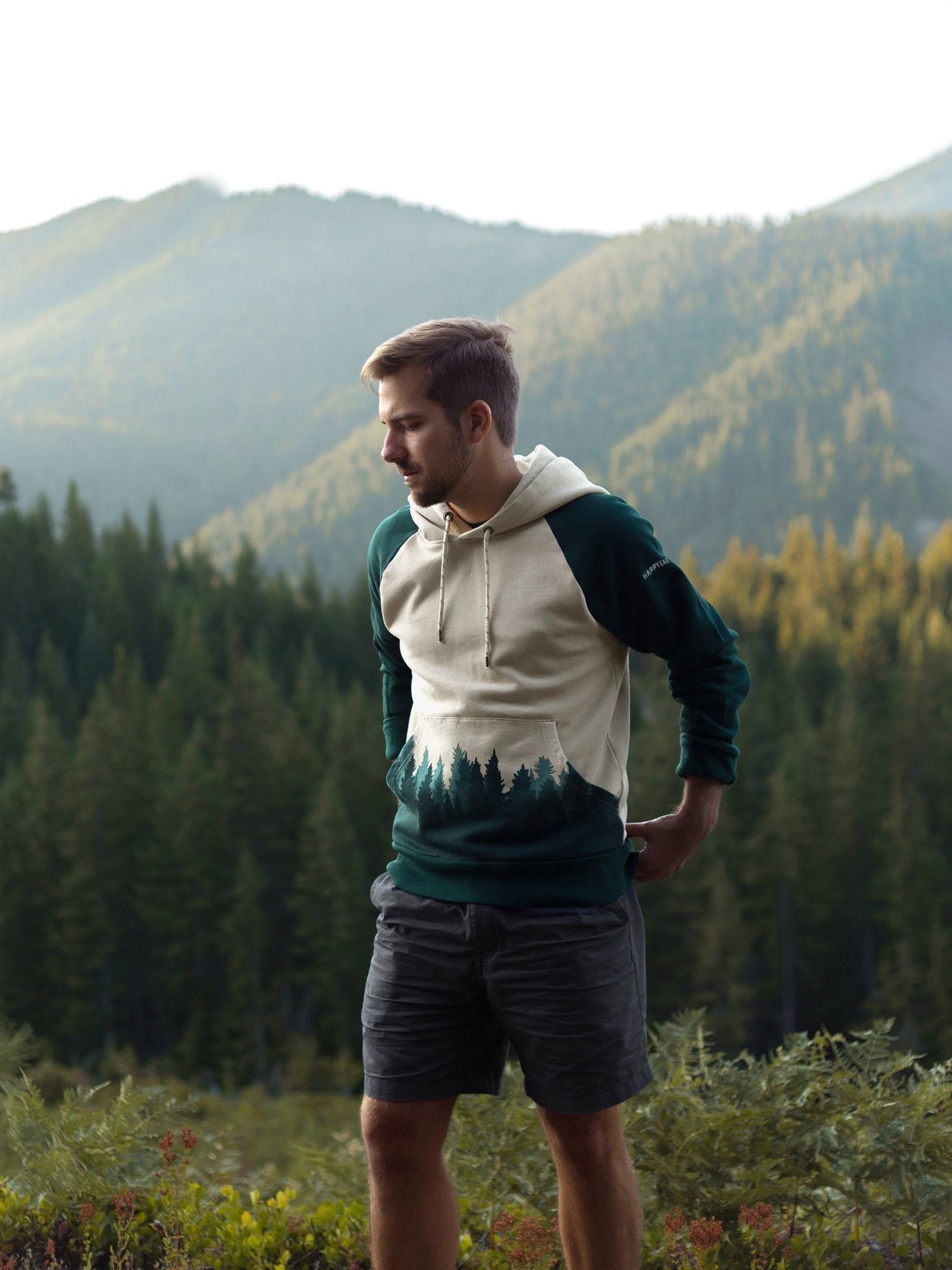 Fading Forest Hoodie-Organic Hoodie-Happy Earth