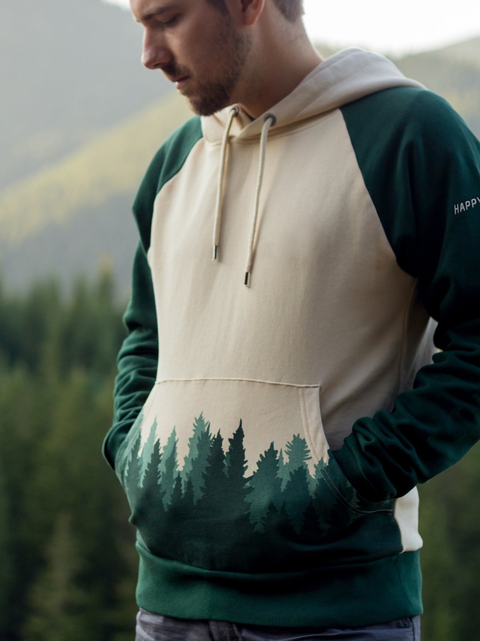 Fading Forest Hoodie-Organic Hoodie-Happy Earth