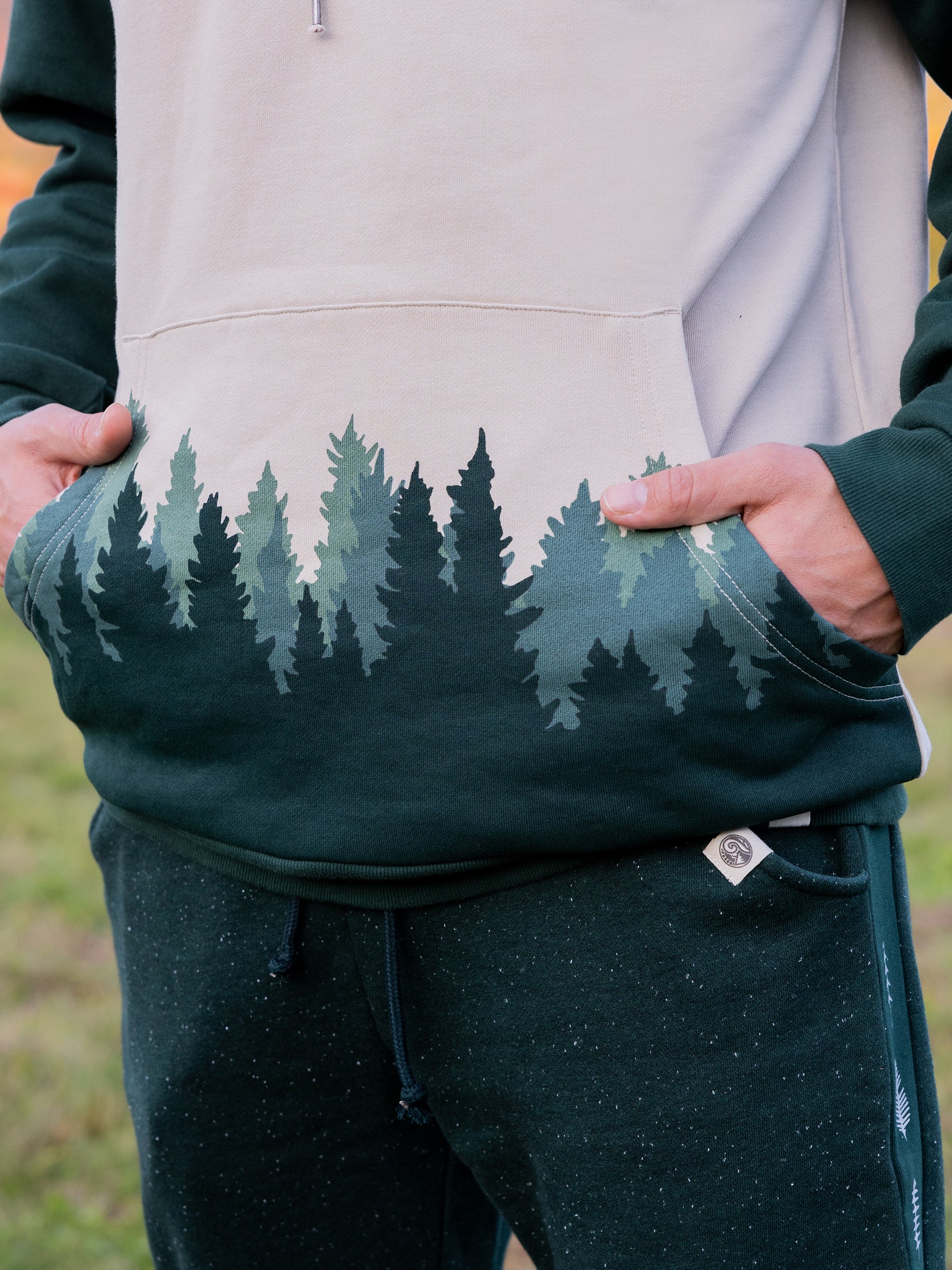 Fading Forest Hoodie-Organic Hoodie-Happy Earth