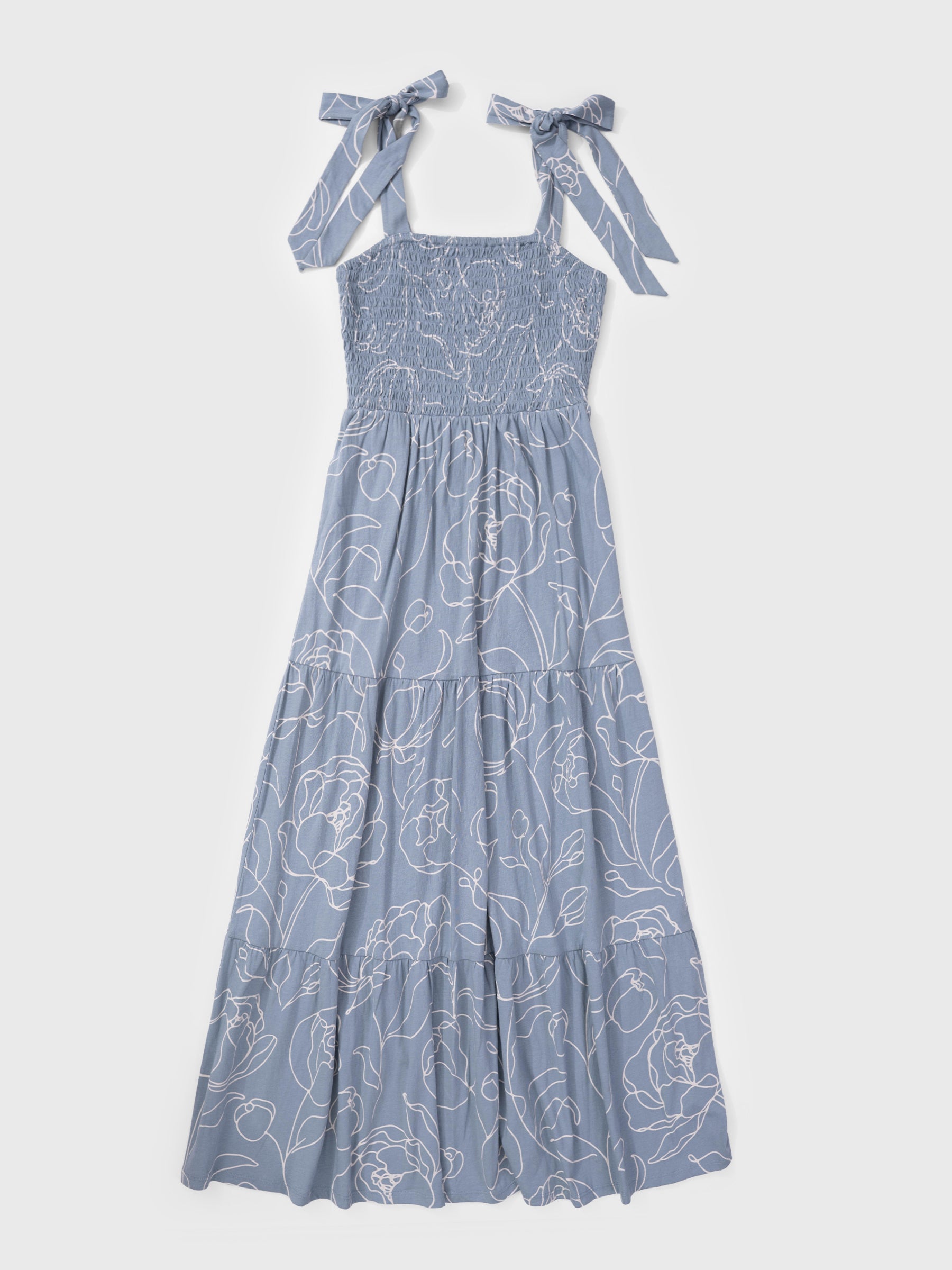Evie Smocked Dress | Garden Rose