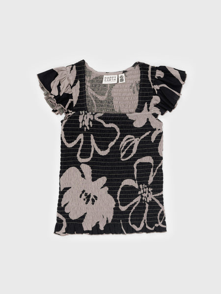 Women's Organic Cotton Smocked Top | Moonflower