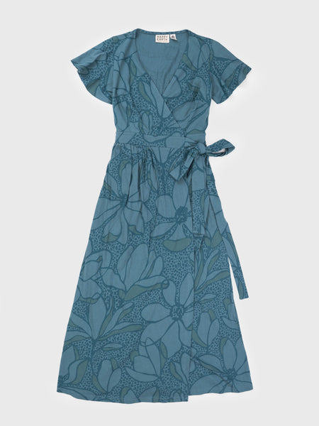 Women's Organic Cotton Wrap Dress | Oasis S/M Women's Organic Cotton Wrap Dress | Oasis S/M