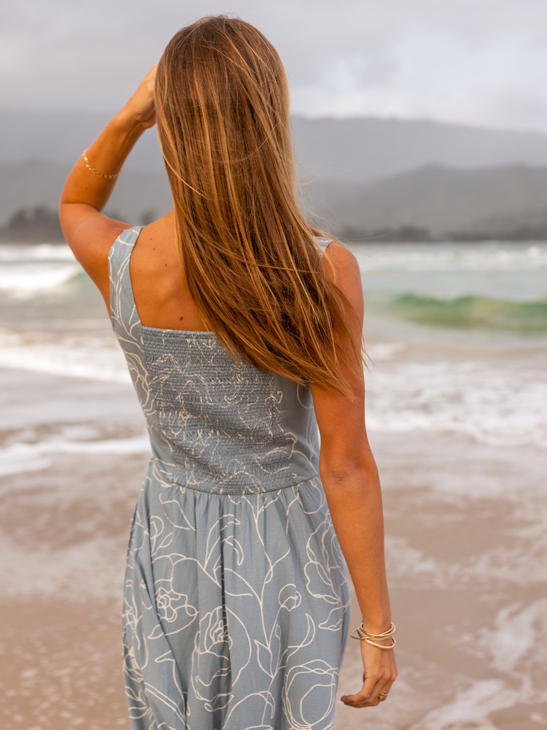 Women's Organic Cotton Midi Dress