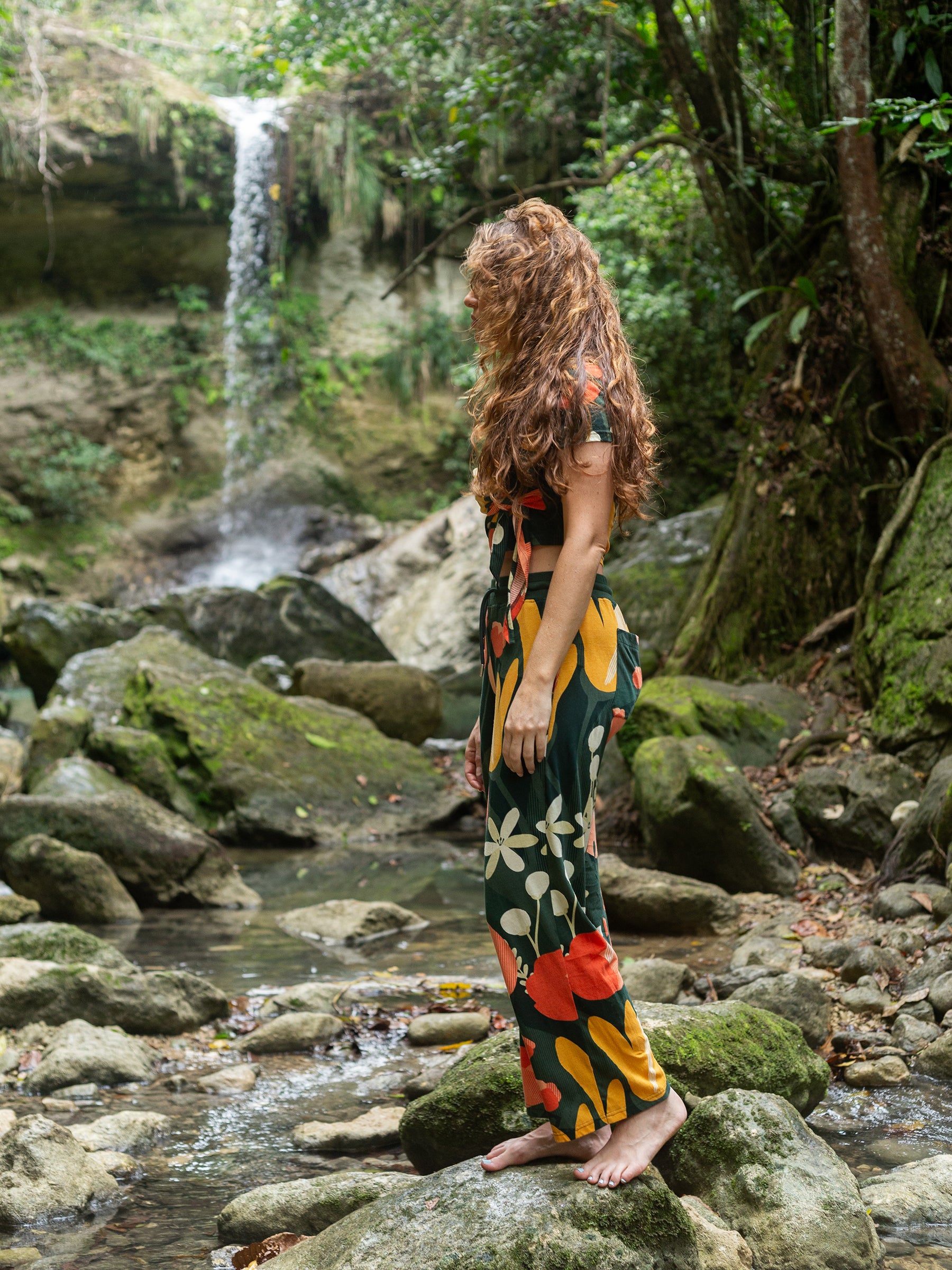 Getaway Pants | Paradise-Organic Pants-Happy Earth