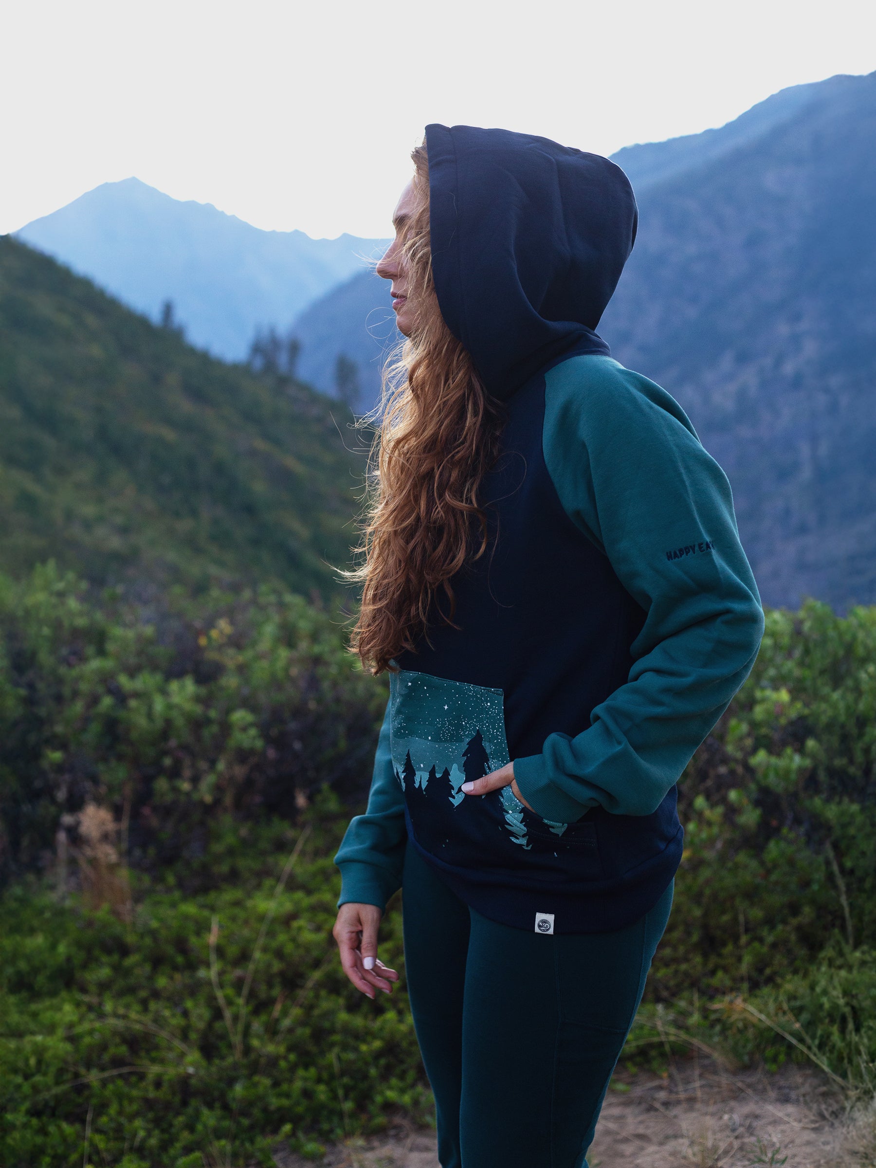 Aurora Hoodie, a Organic Hoodie by Happy Earth Apparel