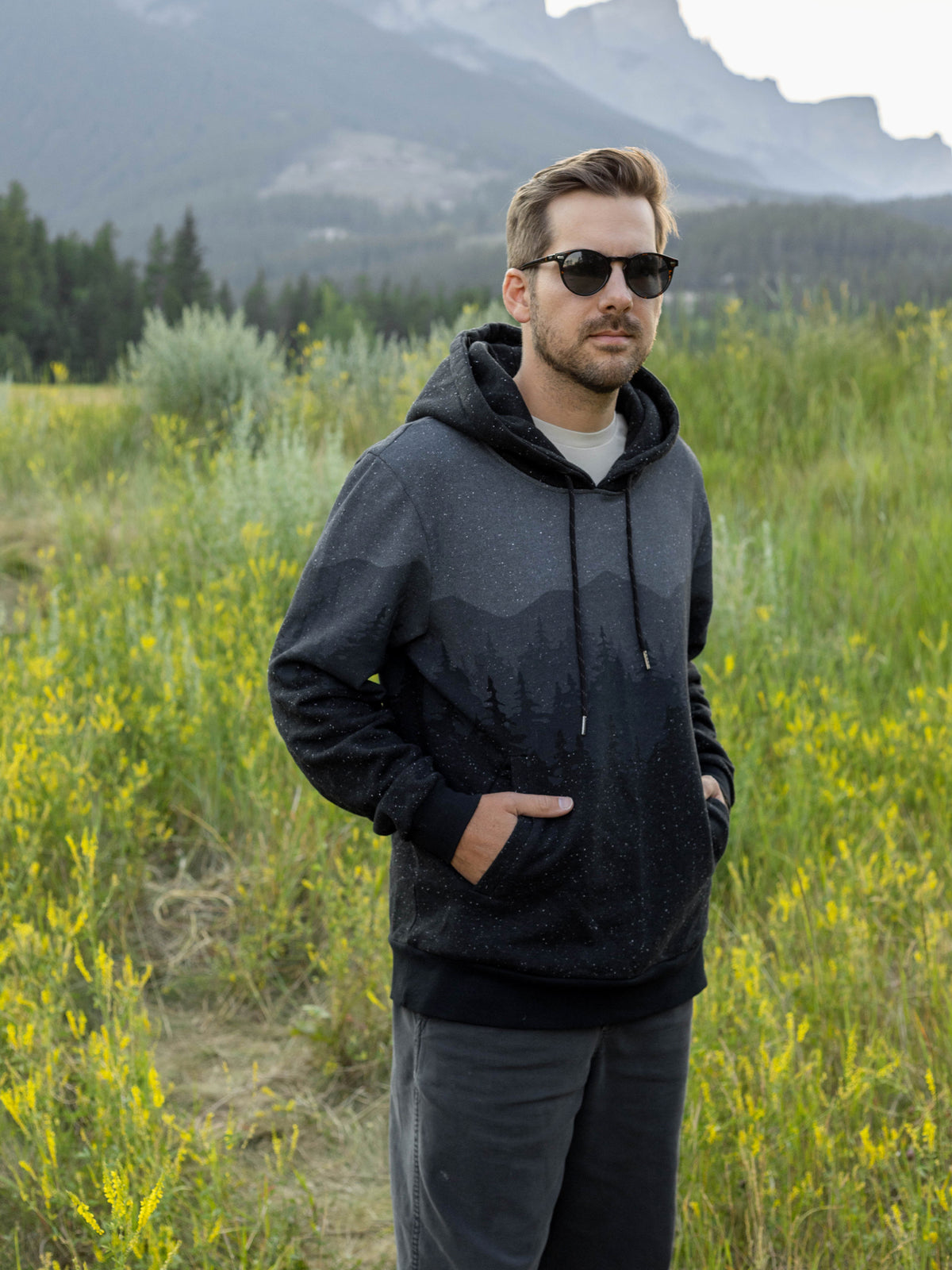 Dark Frost Hoodie, organic cotton hoodie, GOTS-certified