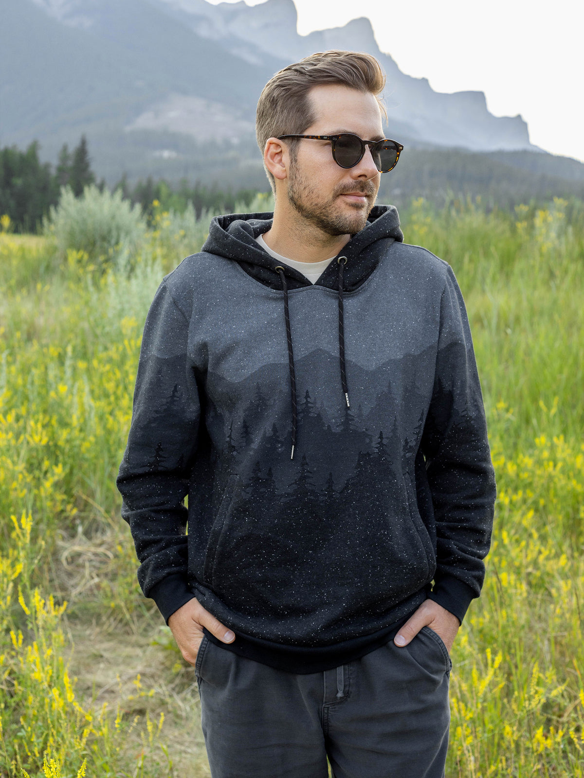Dark Frost Hoodie, organic cotton hoodie, GOTS-certified