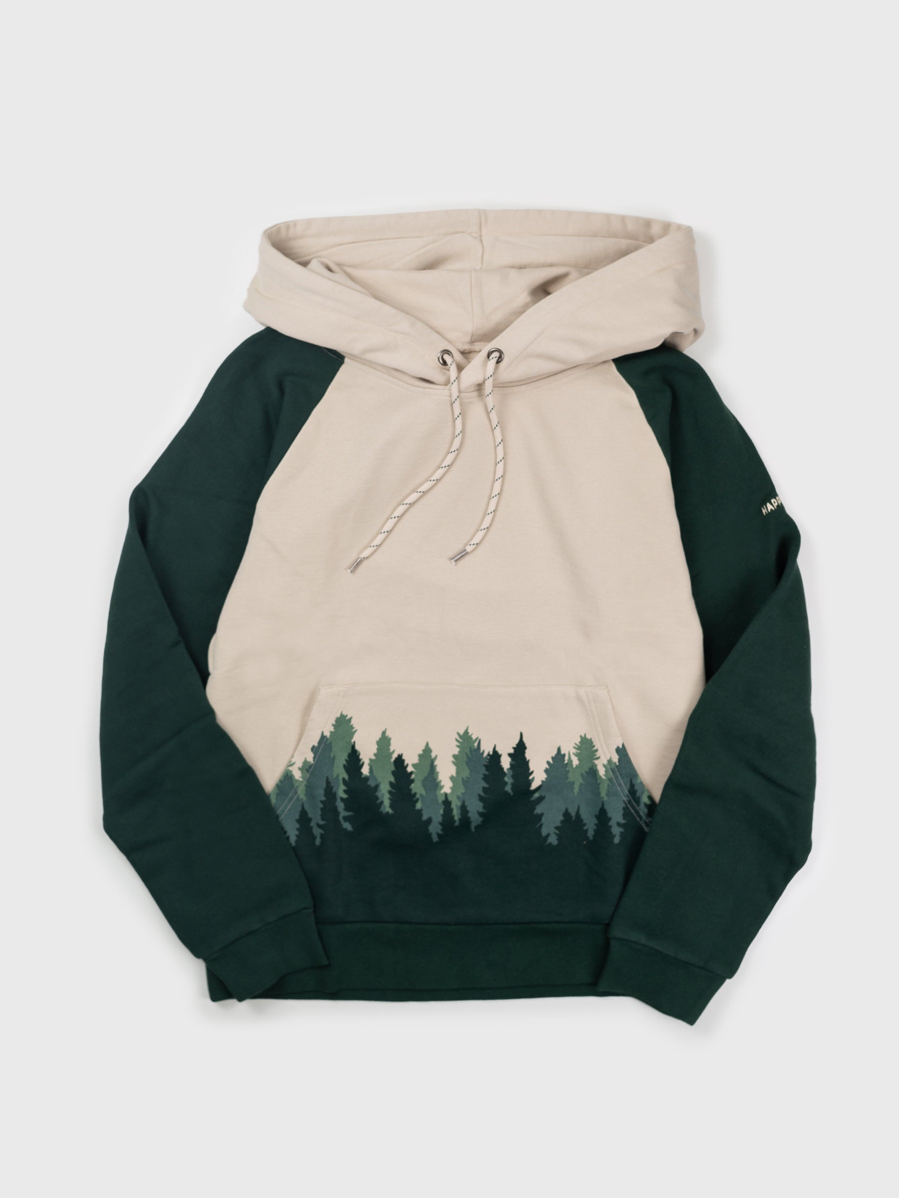 Fading Forest Hoodie - Organic Cotton Fleeced Sweatshirt