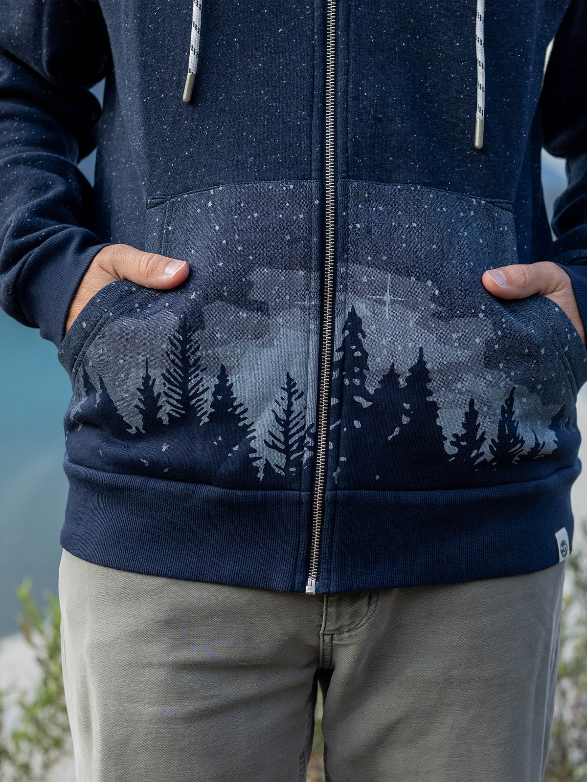 Starlit Night Zip Hoodie