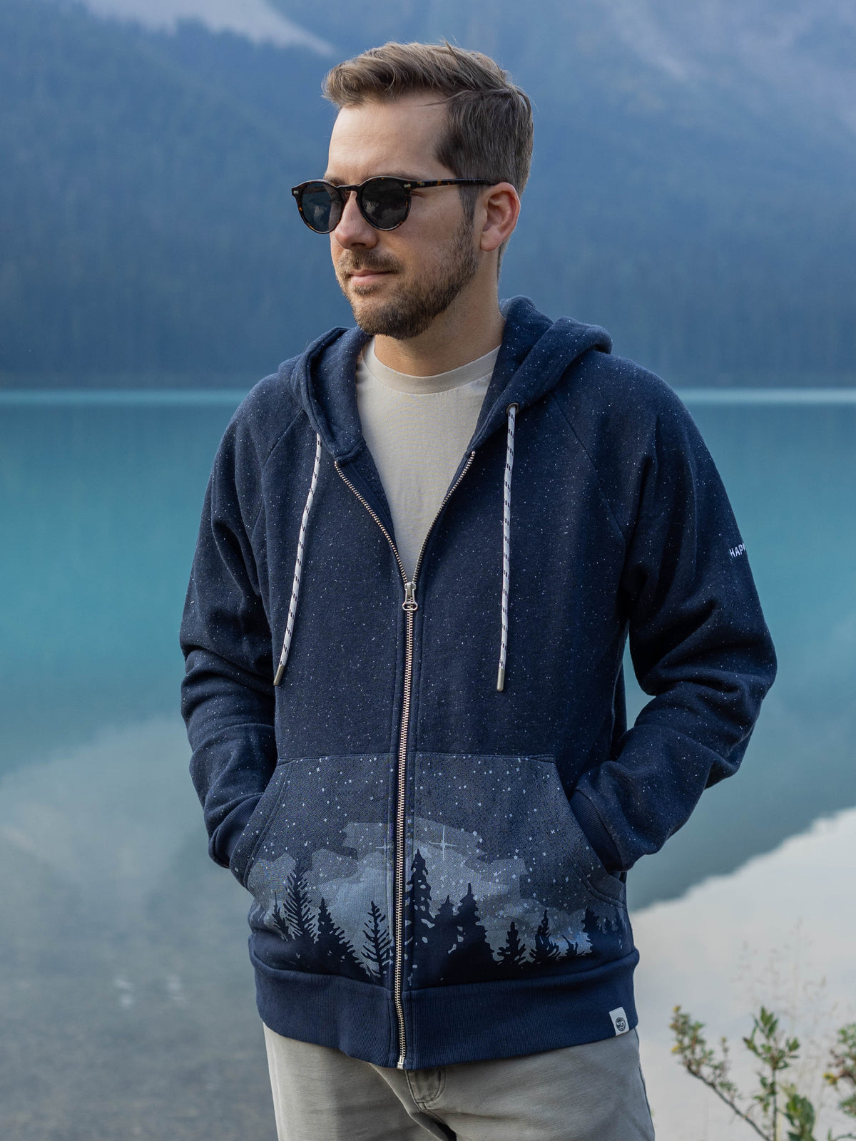 Starlit Night Zip Hoodie