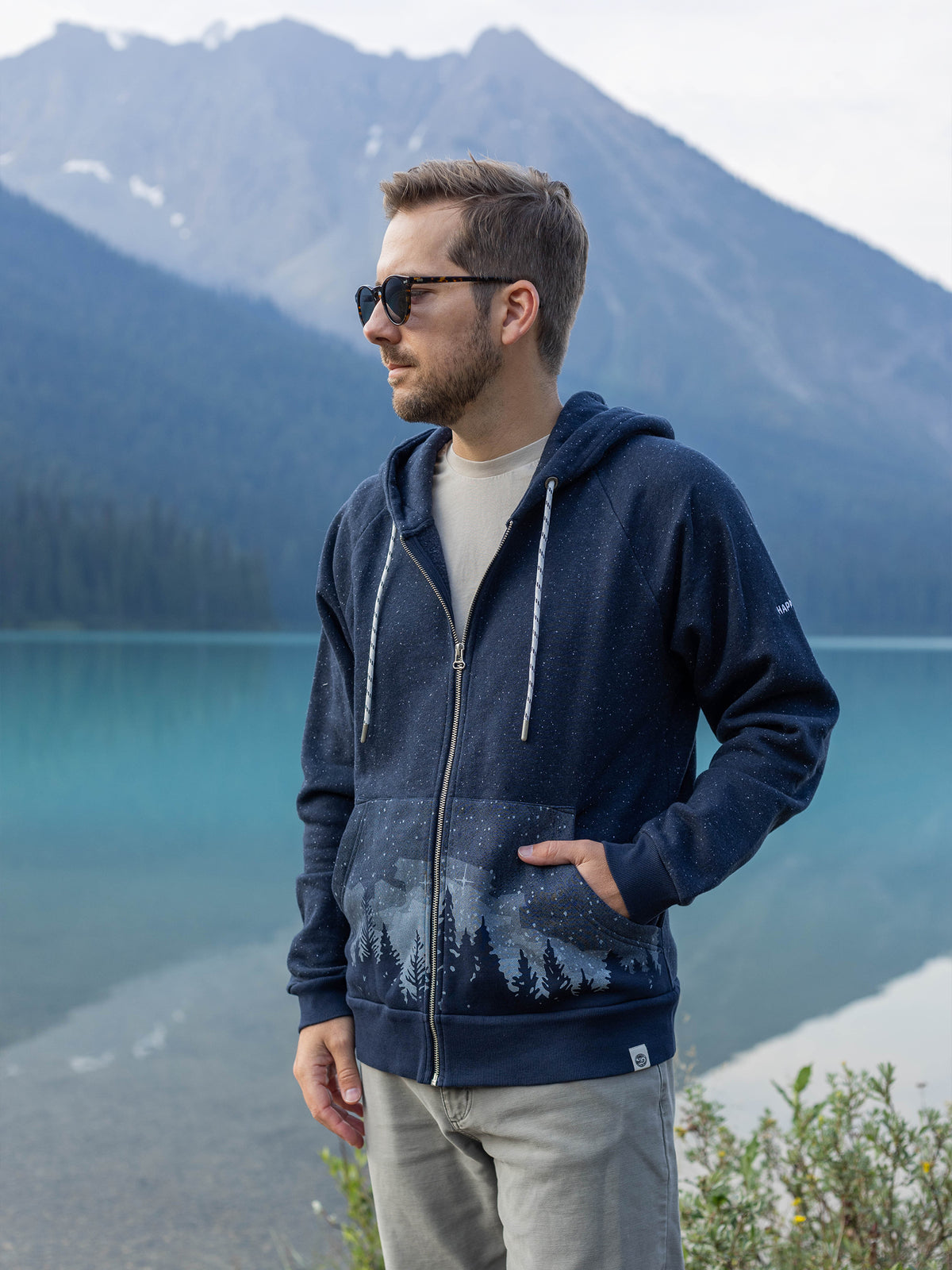 Starlit Night Zip Hoodie