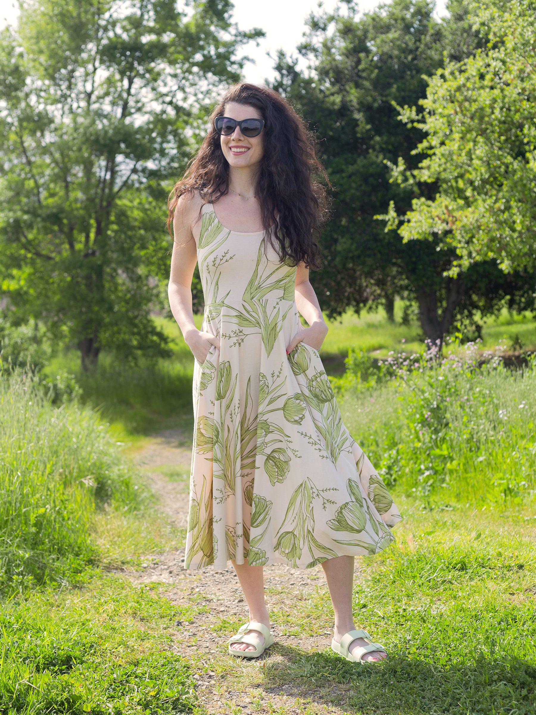 Lily Midi Dress | Les Fleurs