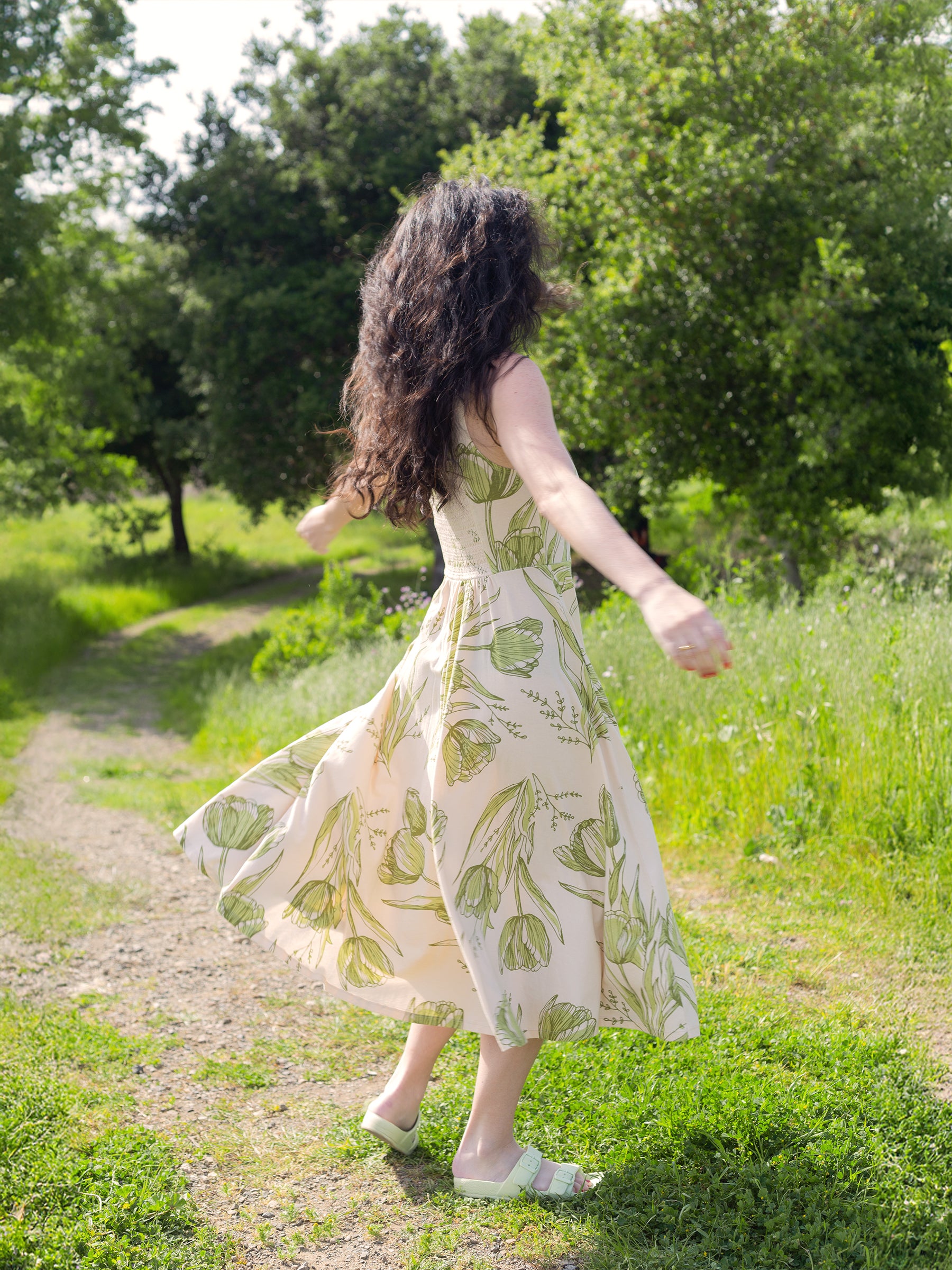 Lily Midi Dress | Les Fleurs