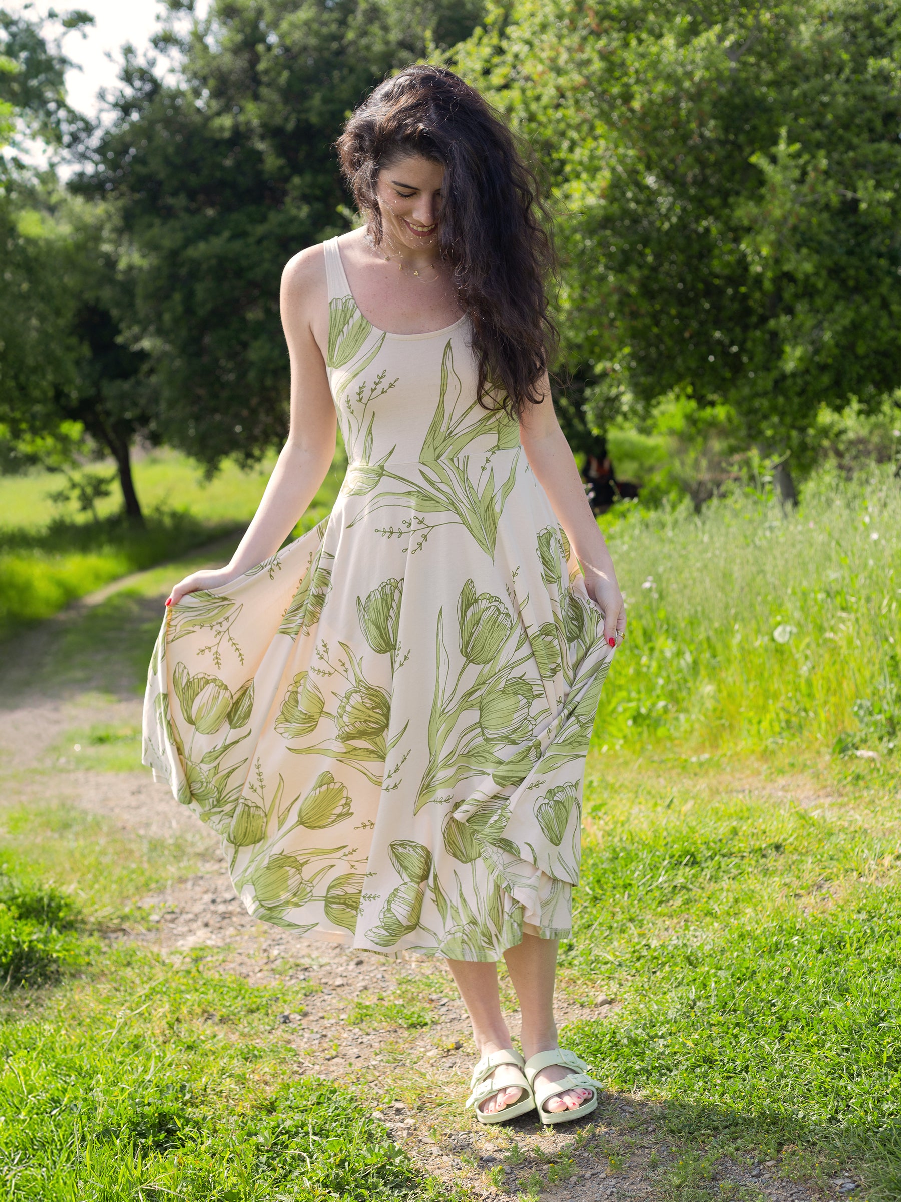 Lily Midi Dress | Les Fleurs