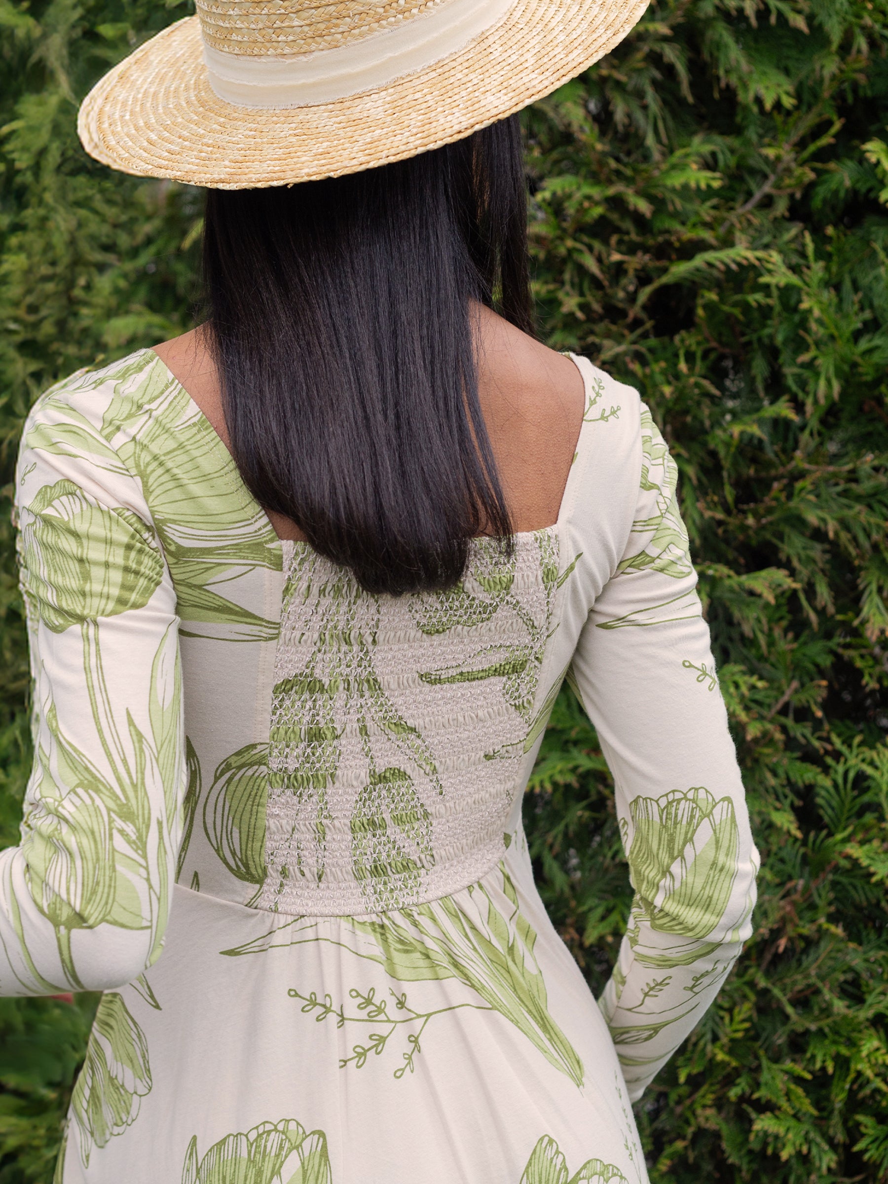 Luna Midi Dress | Les Fleurs