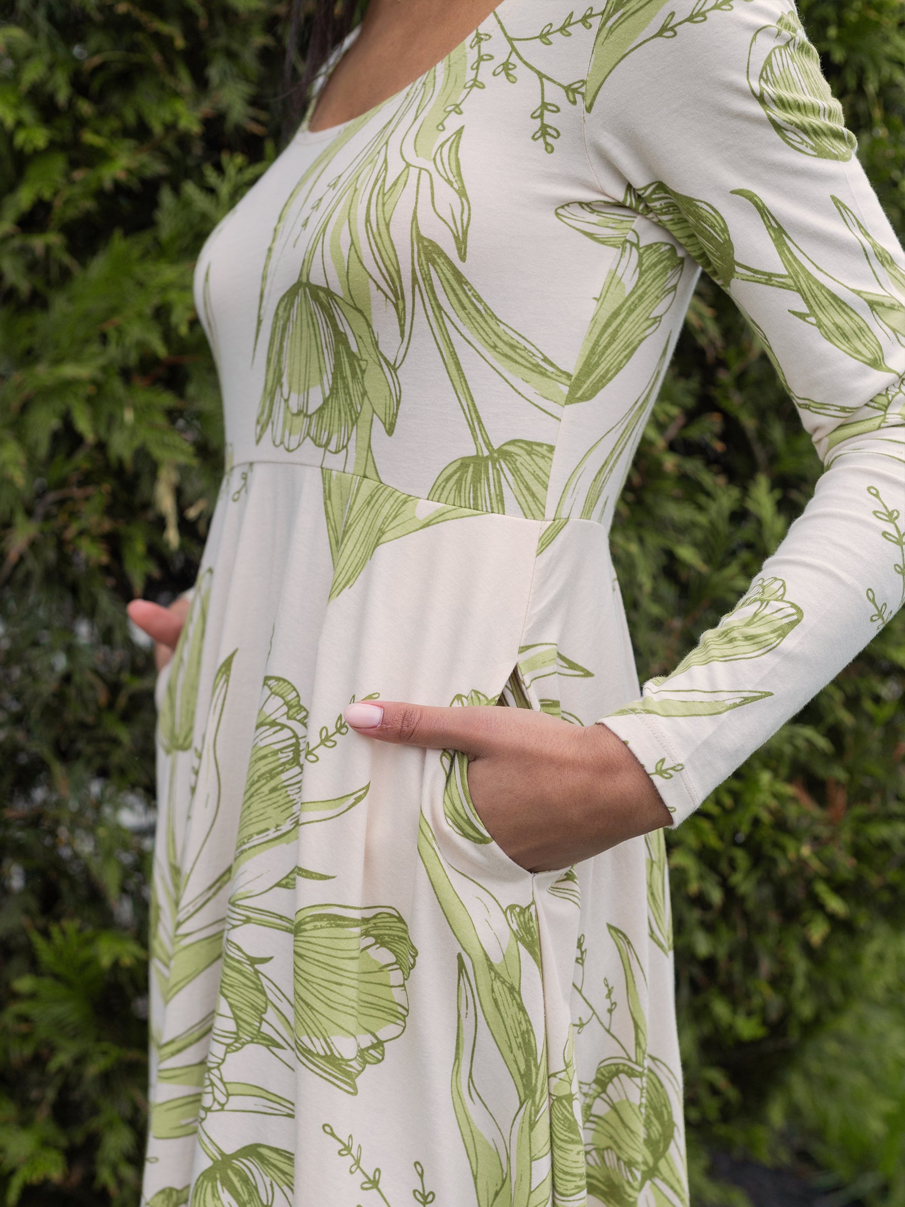 Luna Midi Dress | Les Fleurs