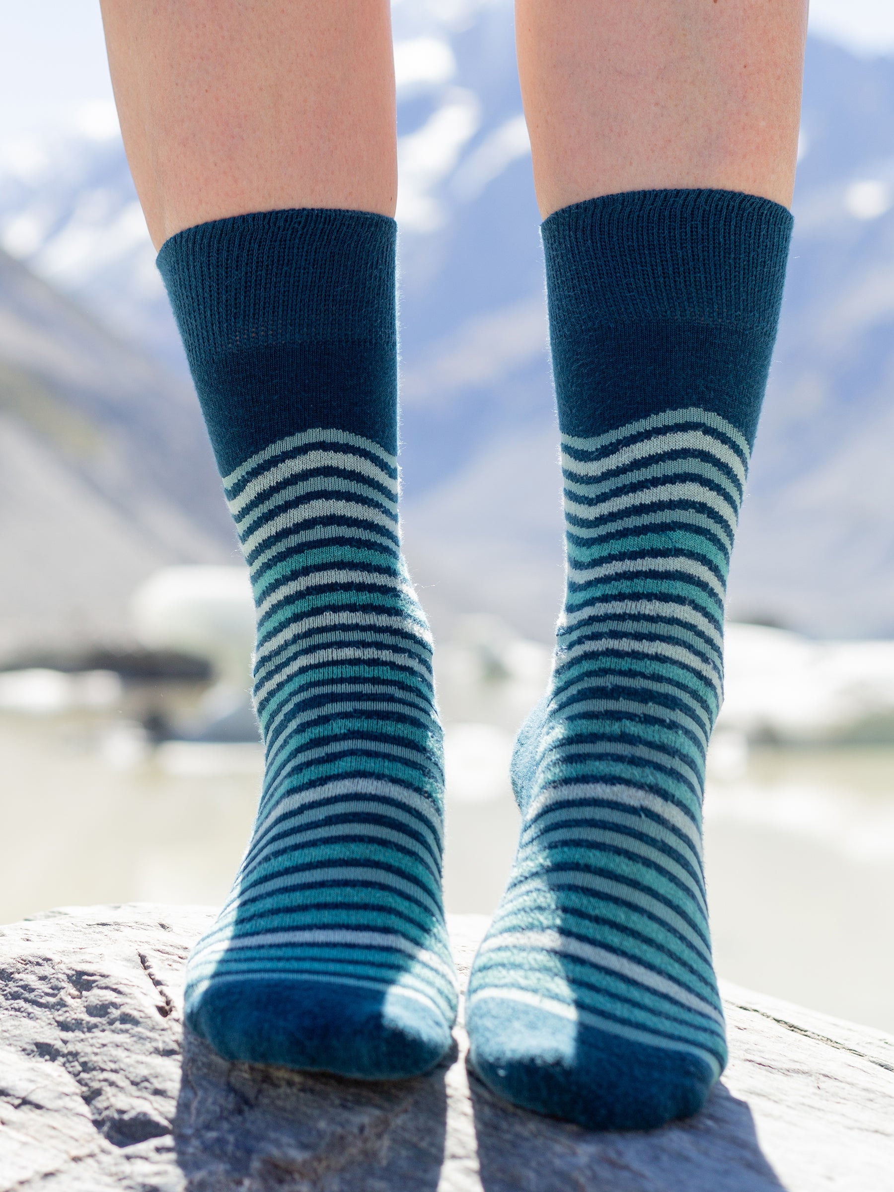 Make Waves Socks-Organic Socks-Happy Earth