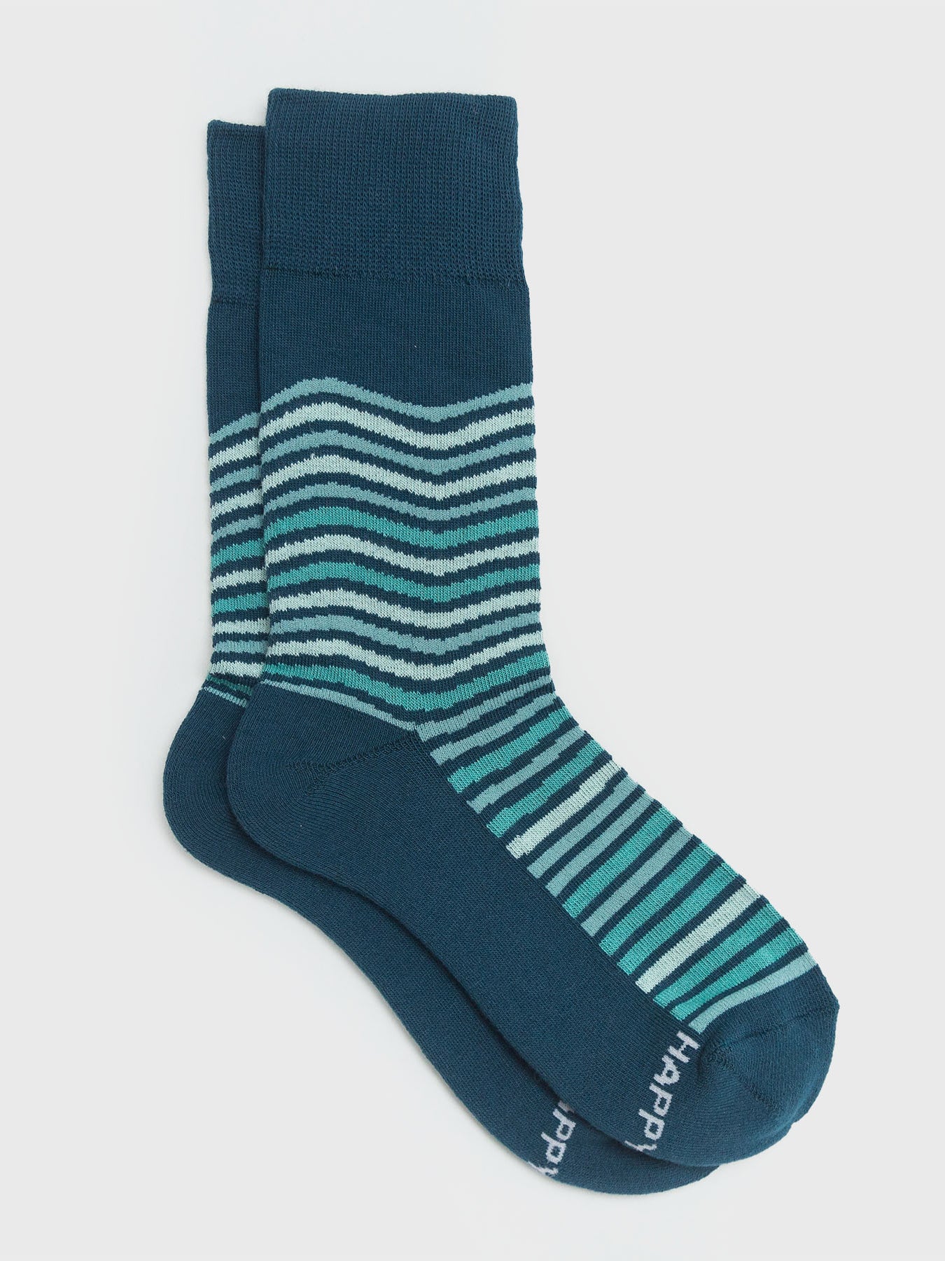 Make Waves Socks - Set of 3, a Organic Socks by Happy Earth Apparel