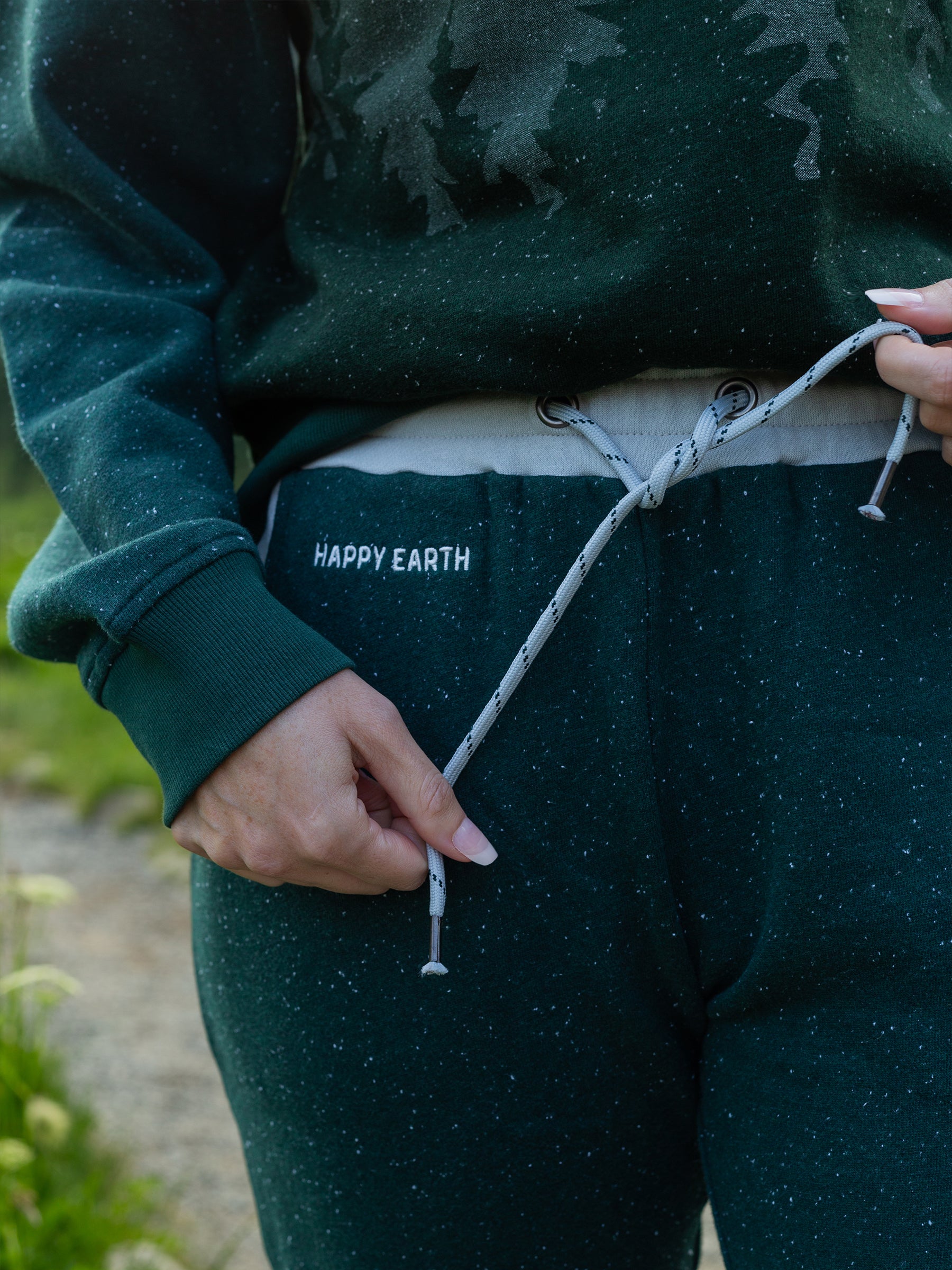 Misty Forest Joggers-Organic Joggers-Happy Earth