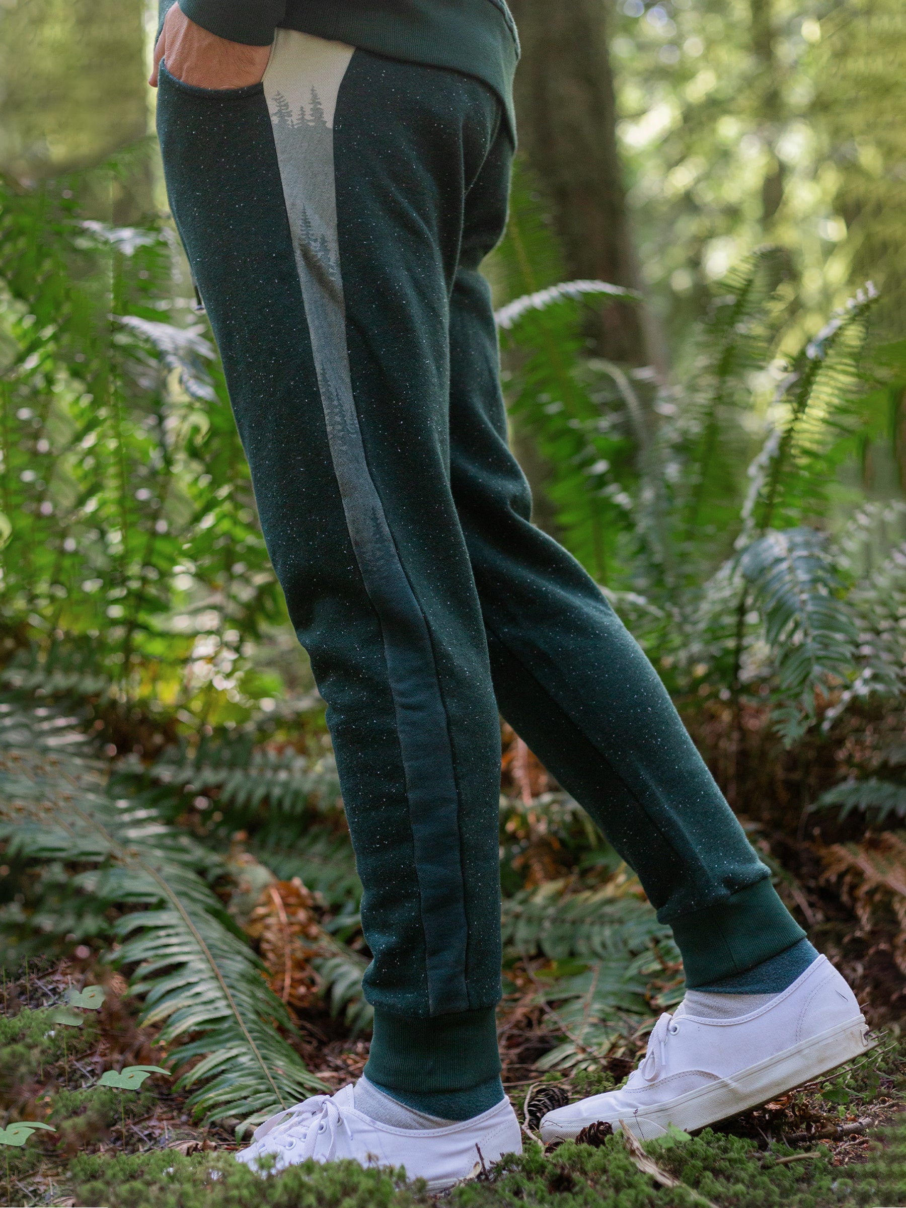 Misty Forest Joggers-Organic Joggers-Happy Earth