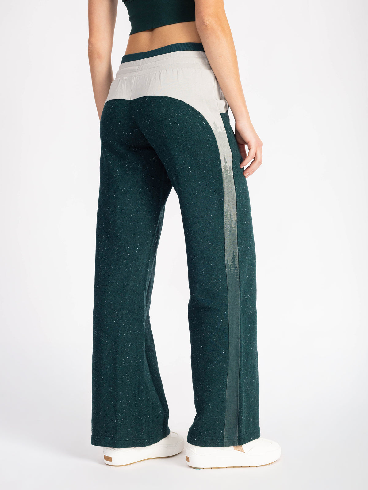 Wide Leg Sweatpants | Misty Forest