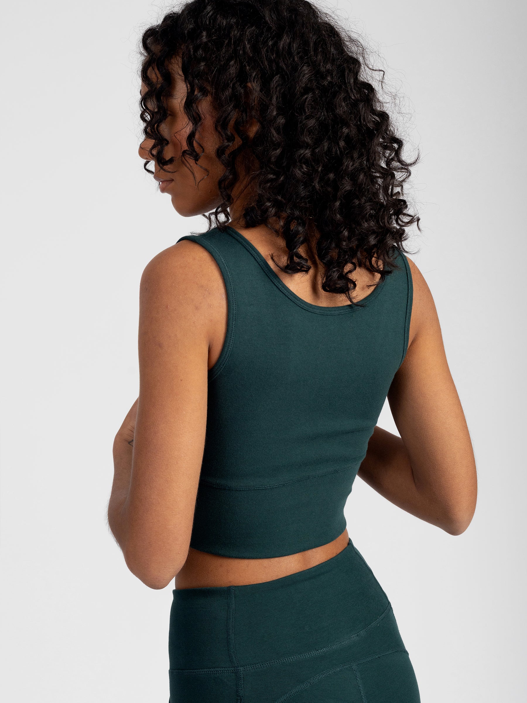 PlantTec™ Organic Reversible Crop Tank | Monstera
