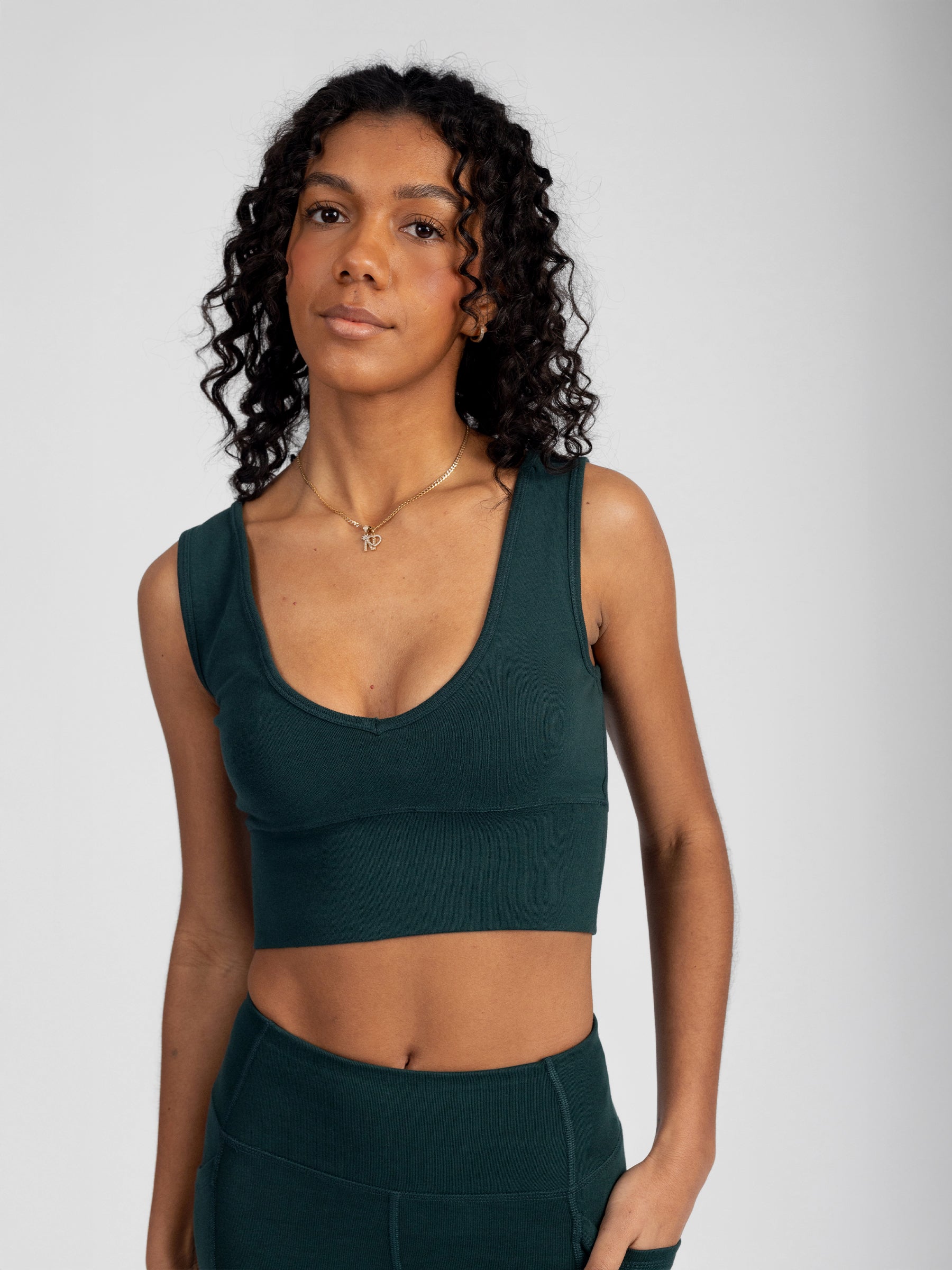 PlantTec™ Organic Reversible Crop Tank | Monstera