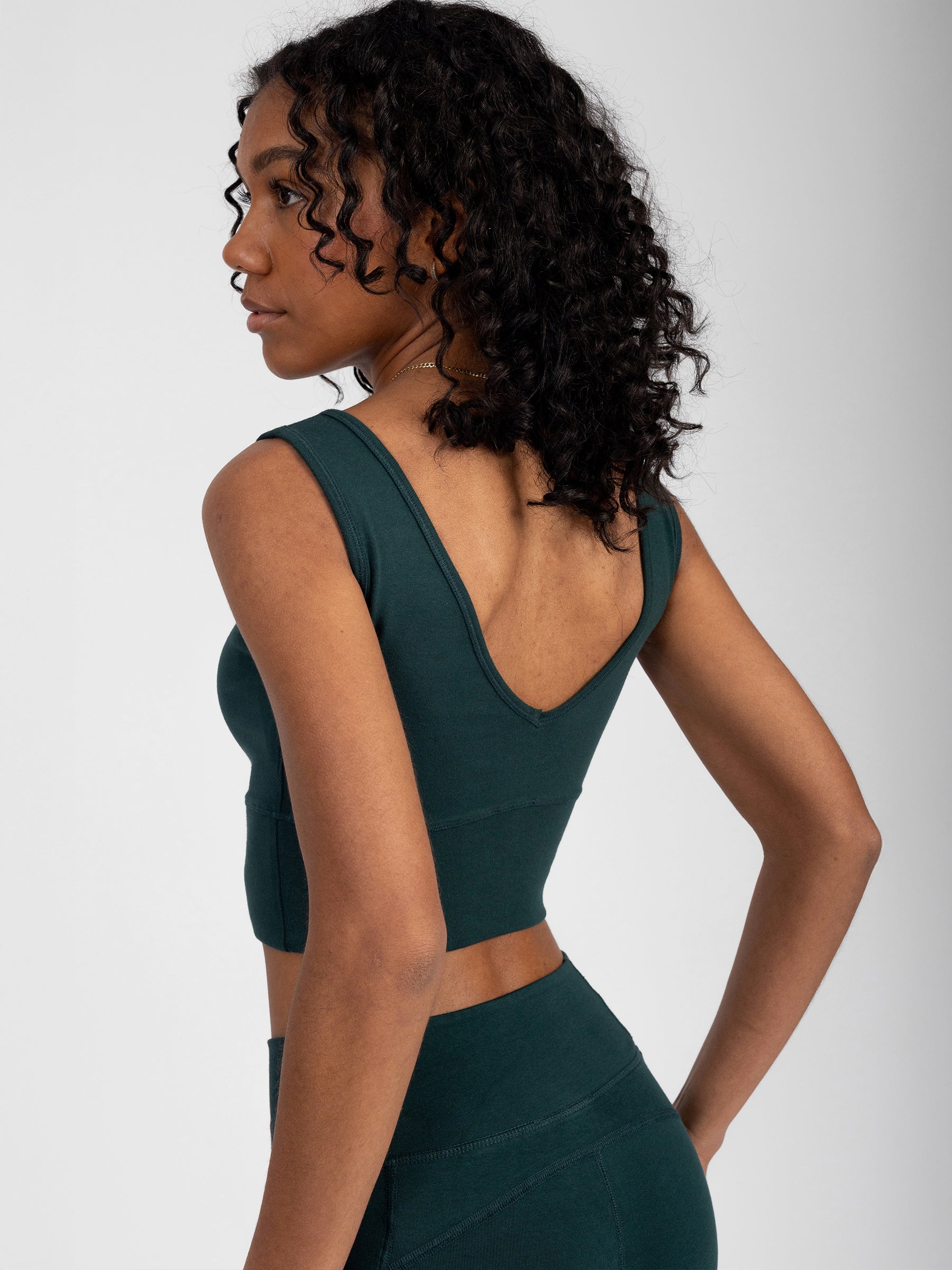 PlantTec™ Organic Reversible Crop Tank | Monstera