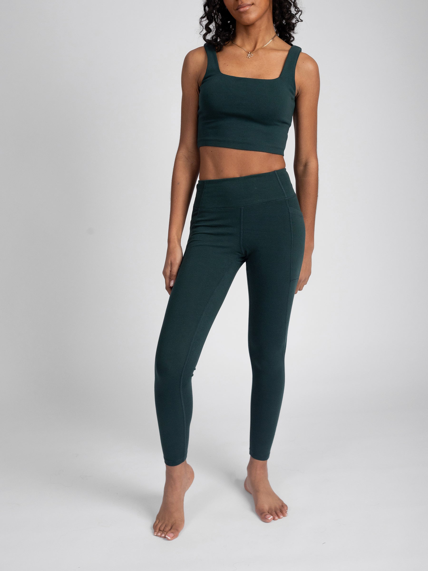 PlantTec™ Organic Leggings | Monstera